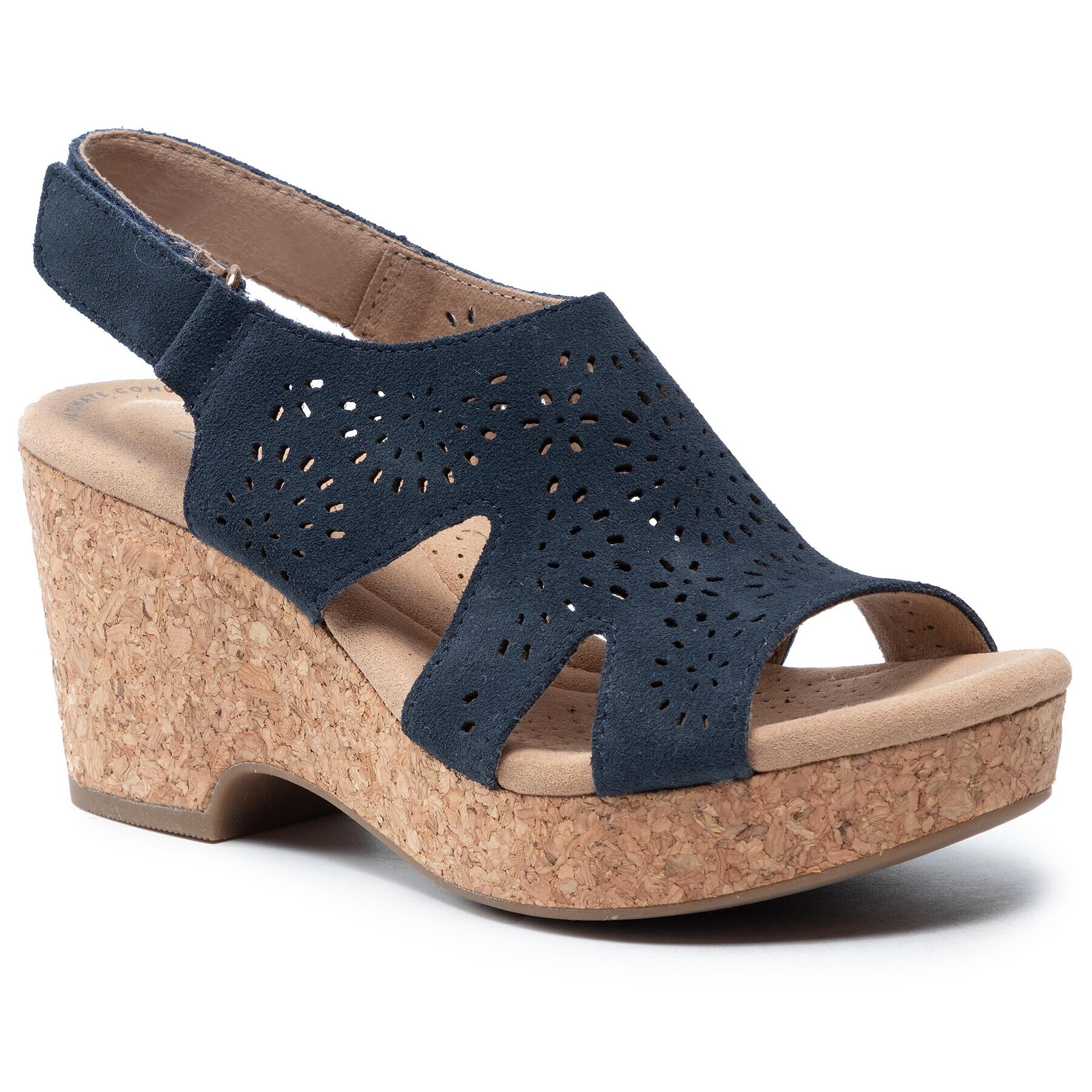 Clarks Сандали Giselle Bay 261594474 Тъмносин - Pepit.bg