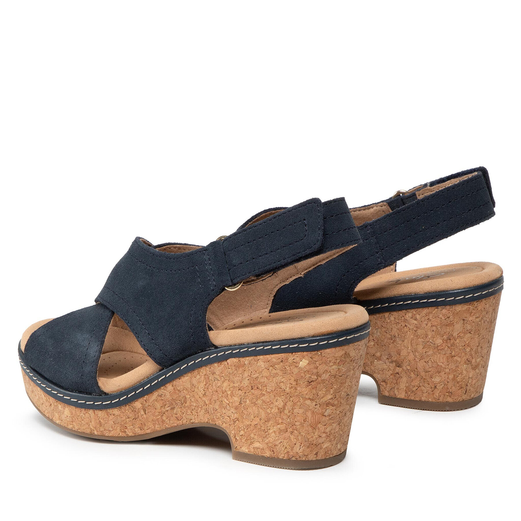 Clarks Сандали Giselle Cove 261581394 Тъмносин - Pepit.bg