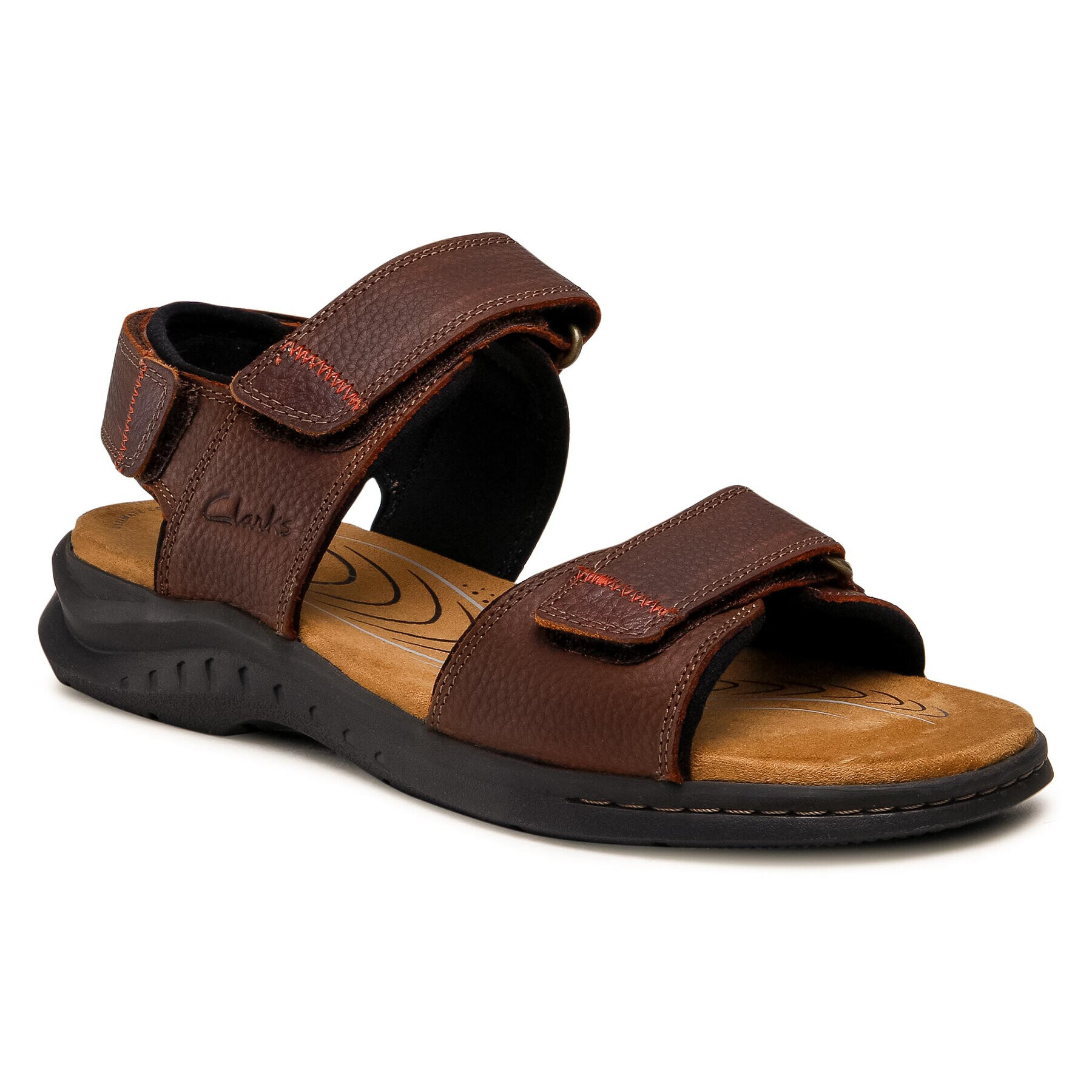 Clarks Сандали Hapsford Creek 261594797 Кафяв - Pepit.bg