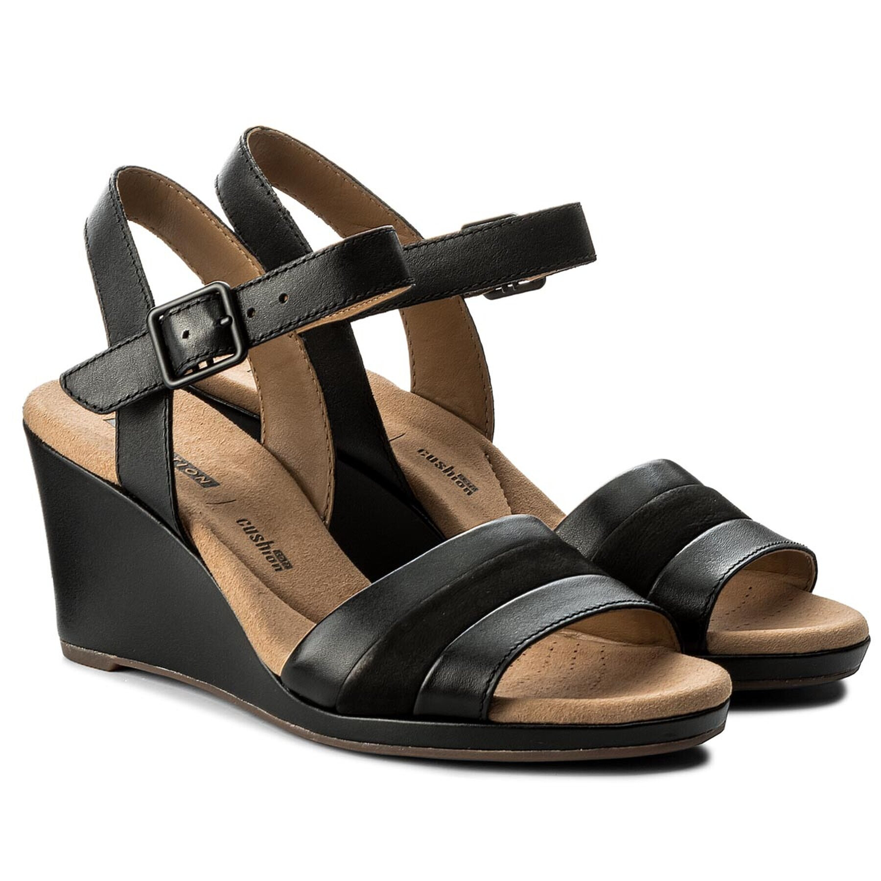 Clarks Сандали Lafley Aletha 261337994 Черен - Pepit.bg