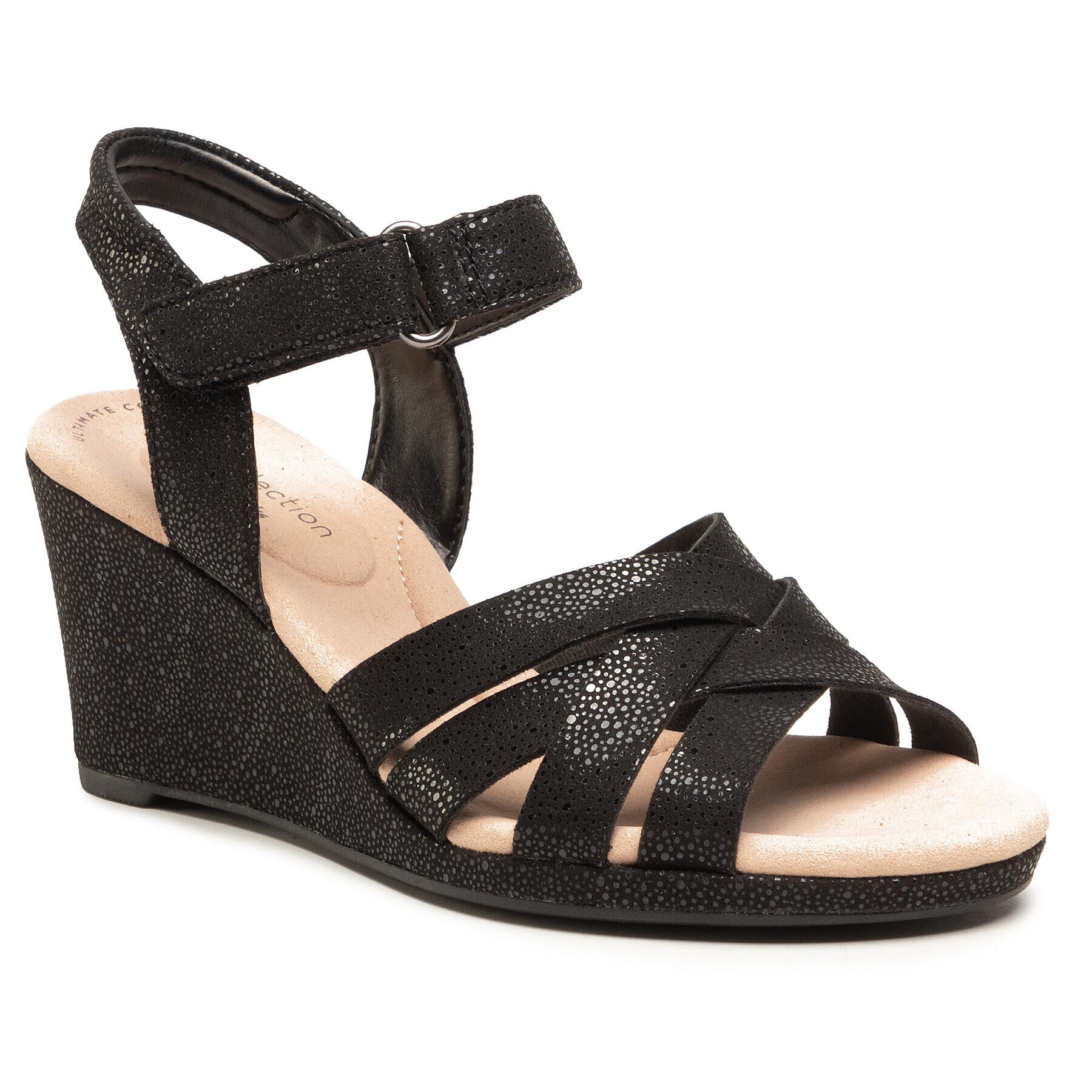 Clarks Сандали Lafley Leah 261577494 Черен - Pepit.bg