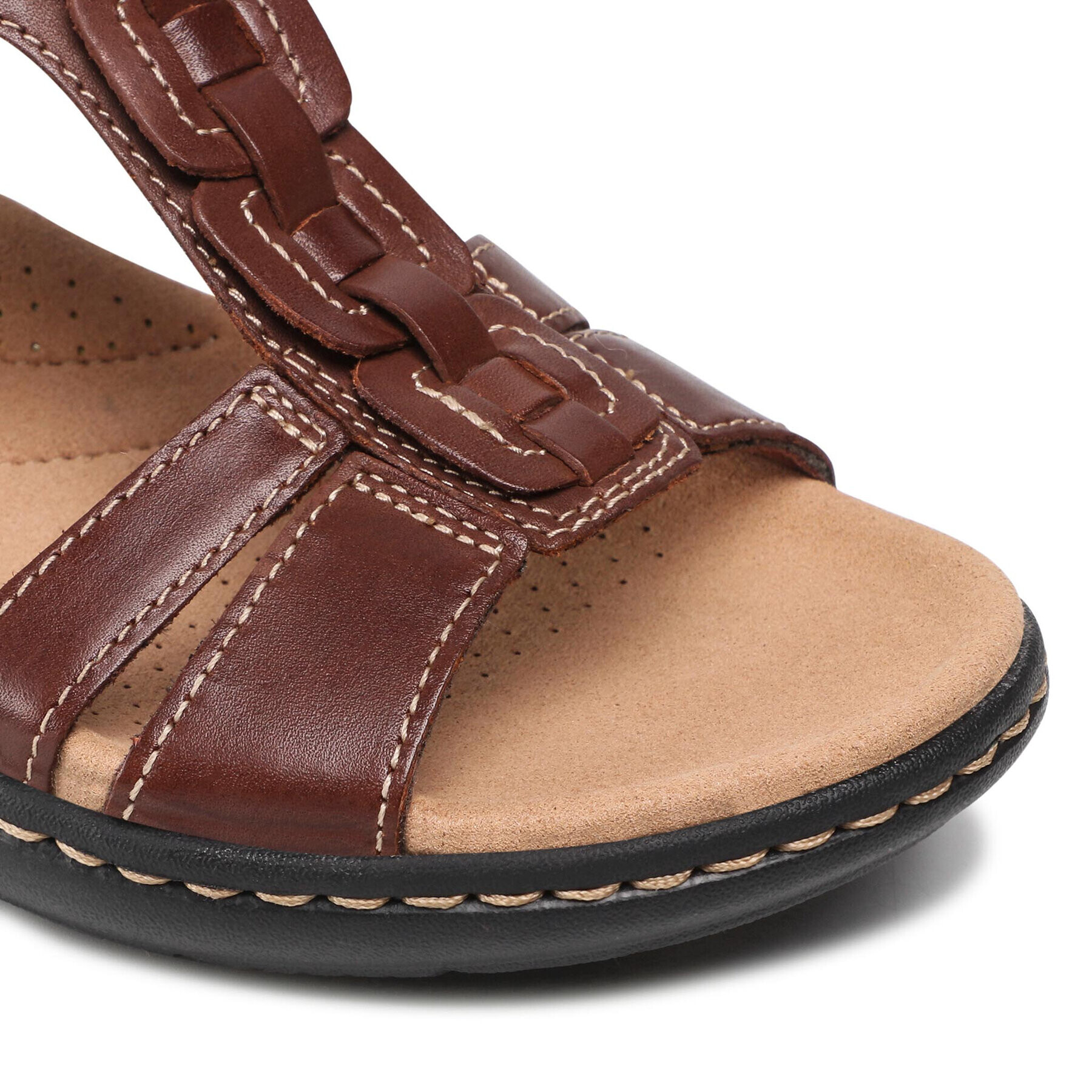 Clarks Сандали Laurieann Kay 261592974 Кафяв - Pepit.bg