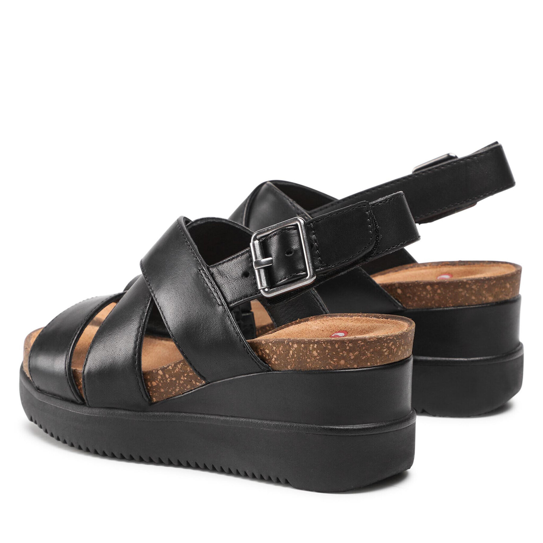 Clarks Сандали Lizby Cross 261591084 Черен - Pepit.bg