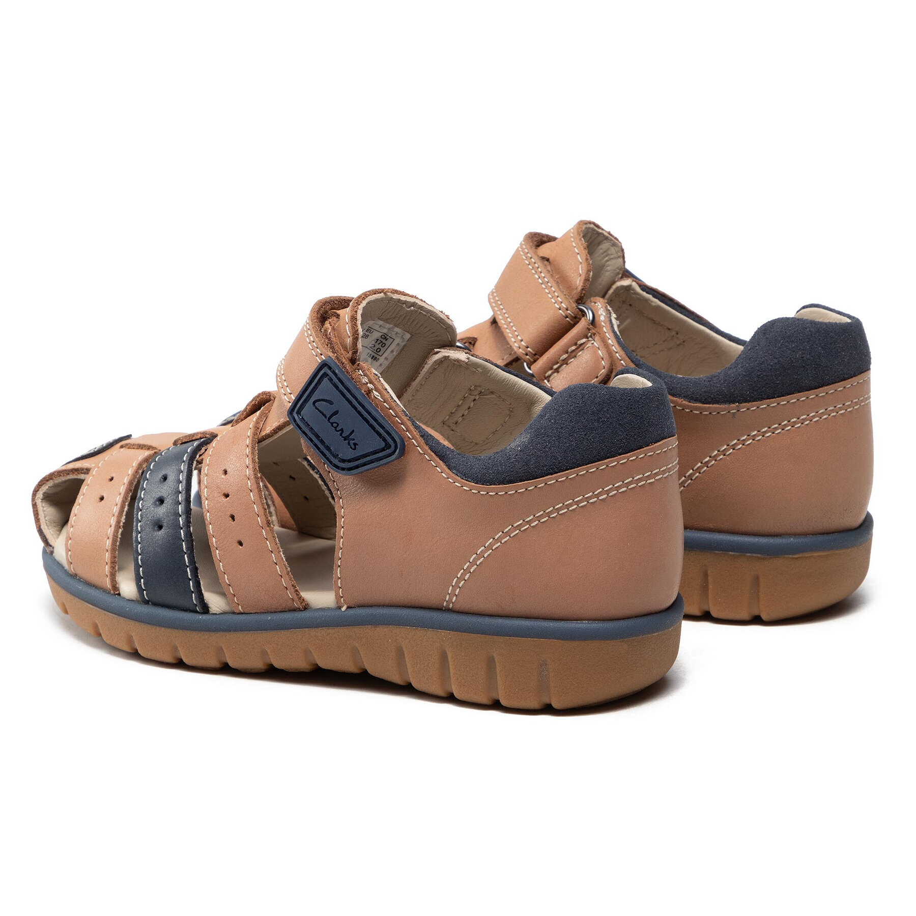 Clarks Сандали Roam Bay K 261580317 Кафяв - Pepit.bg