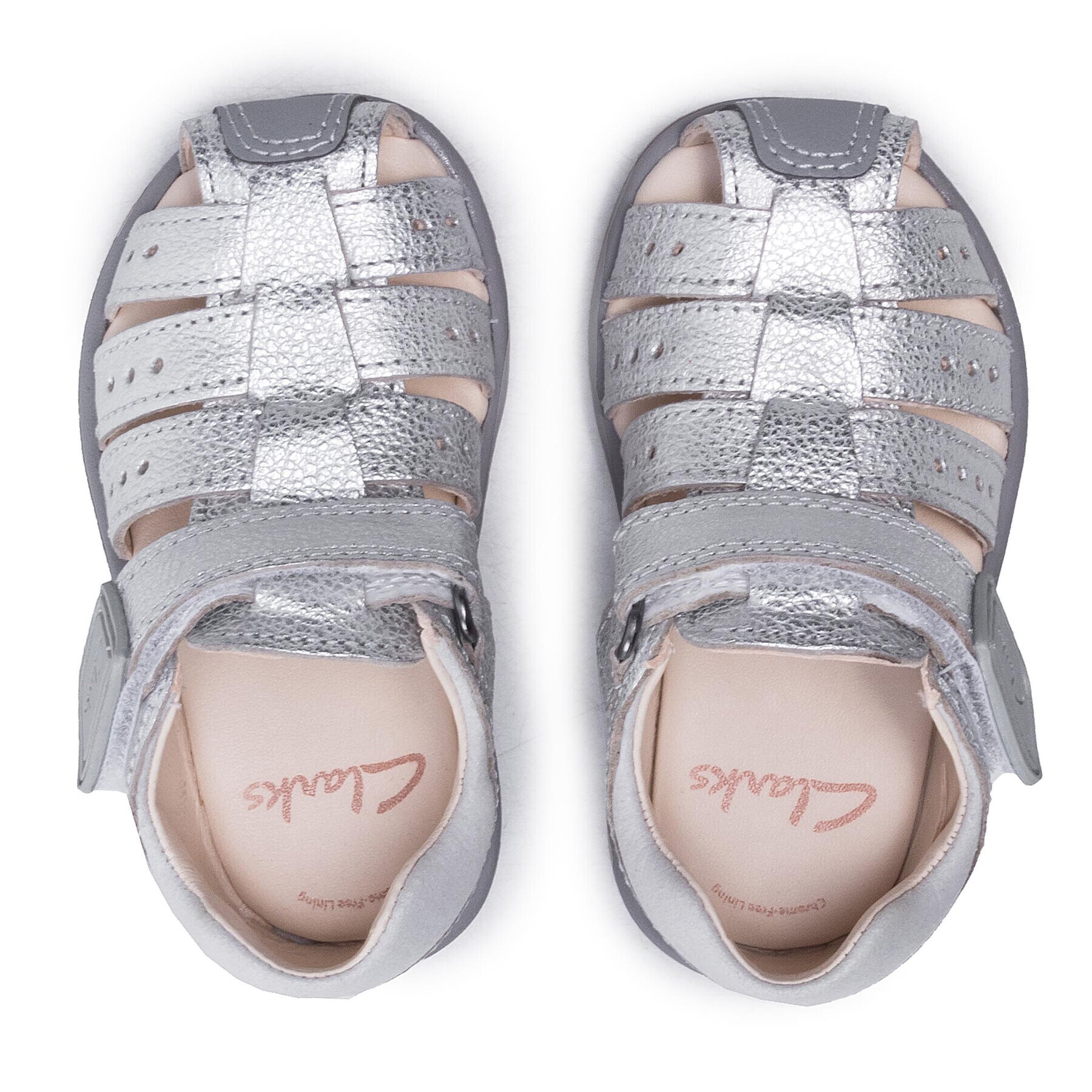 Clarks Сандали Roam Bay T 261580306 Сребрист - Pepit.bg