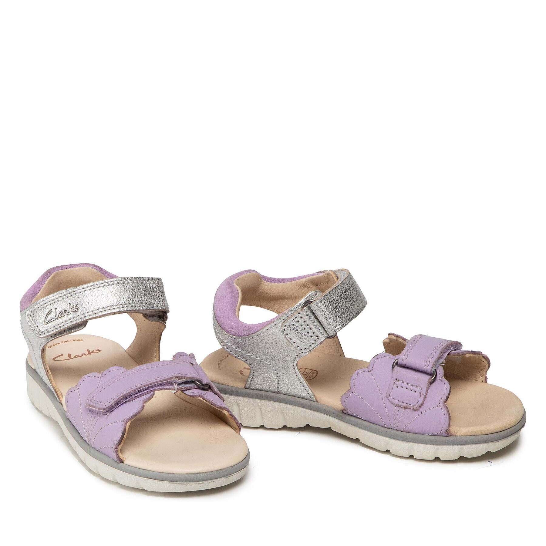 Clarks Сандали Roam Wing K 261661736 S Виолетов - Pepit.bg