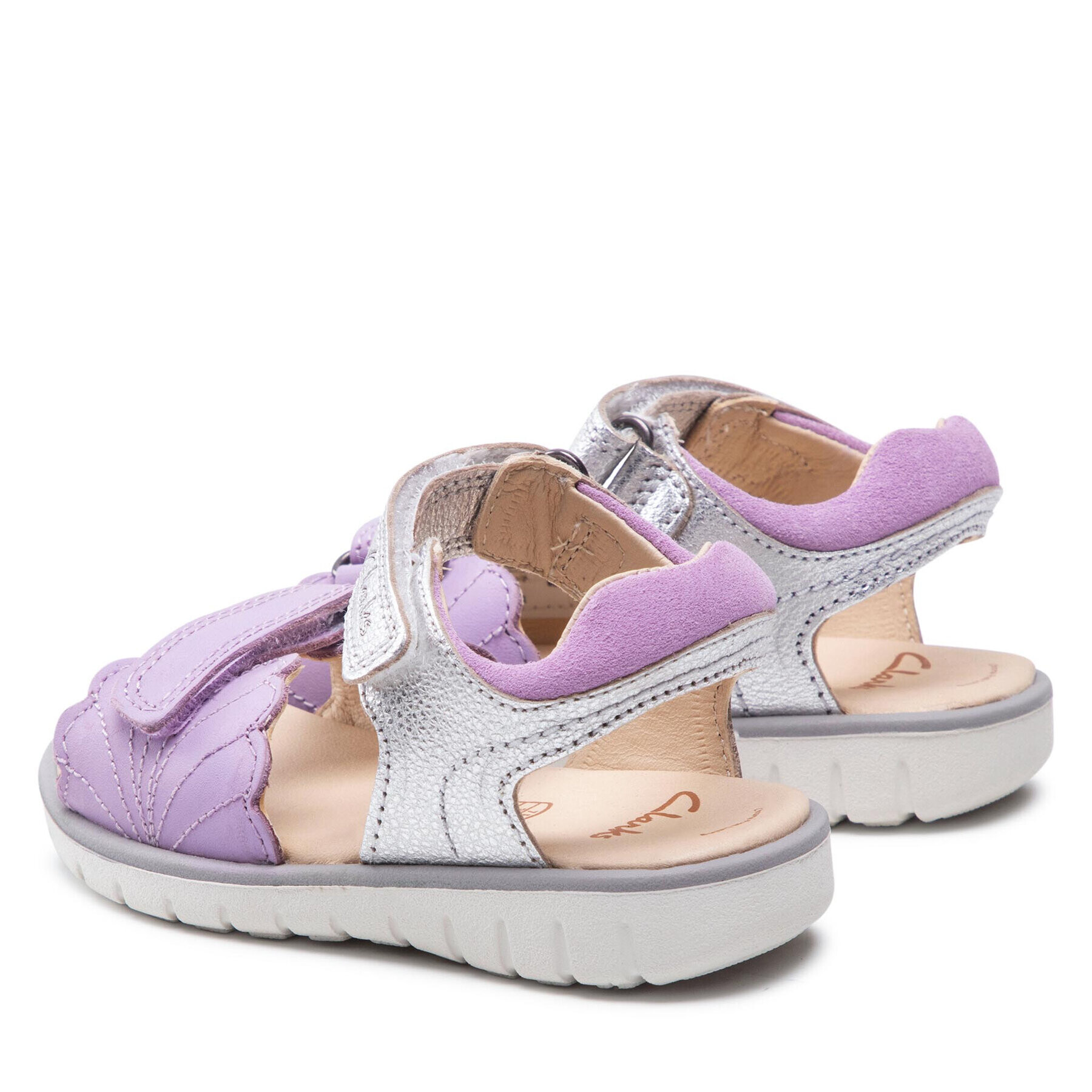 Clarks Сандали Roam Wing K. 261661736 Сребрист - Pepit.bg