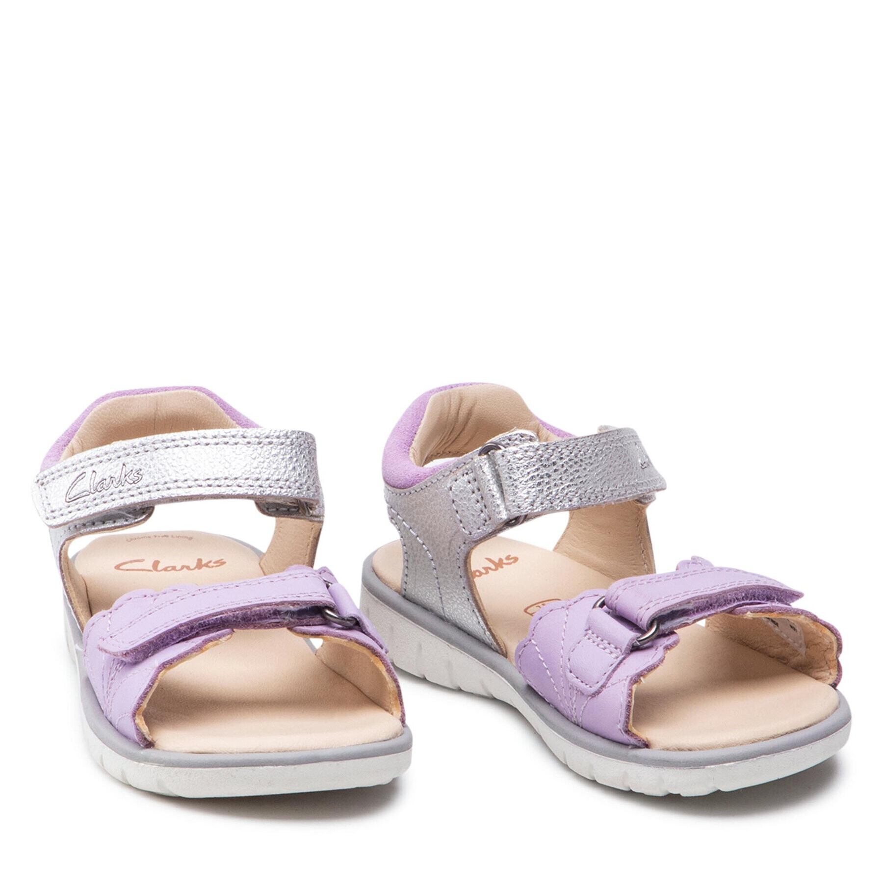Clarks Сандали Roam Wing K. 261661736 Сребрист - Pepit.bg