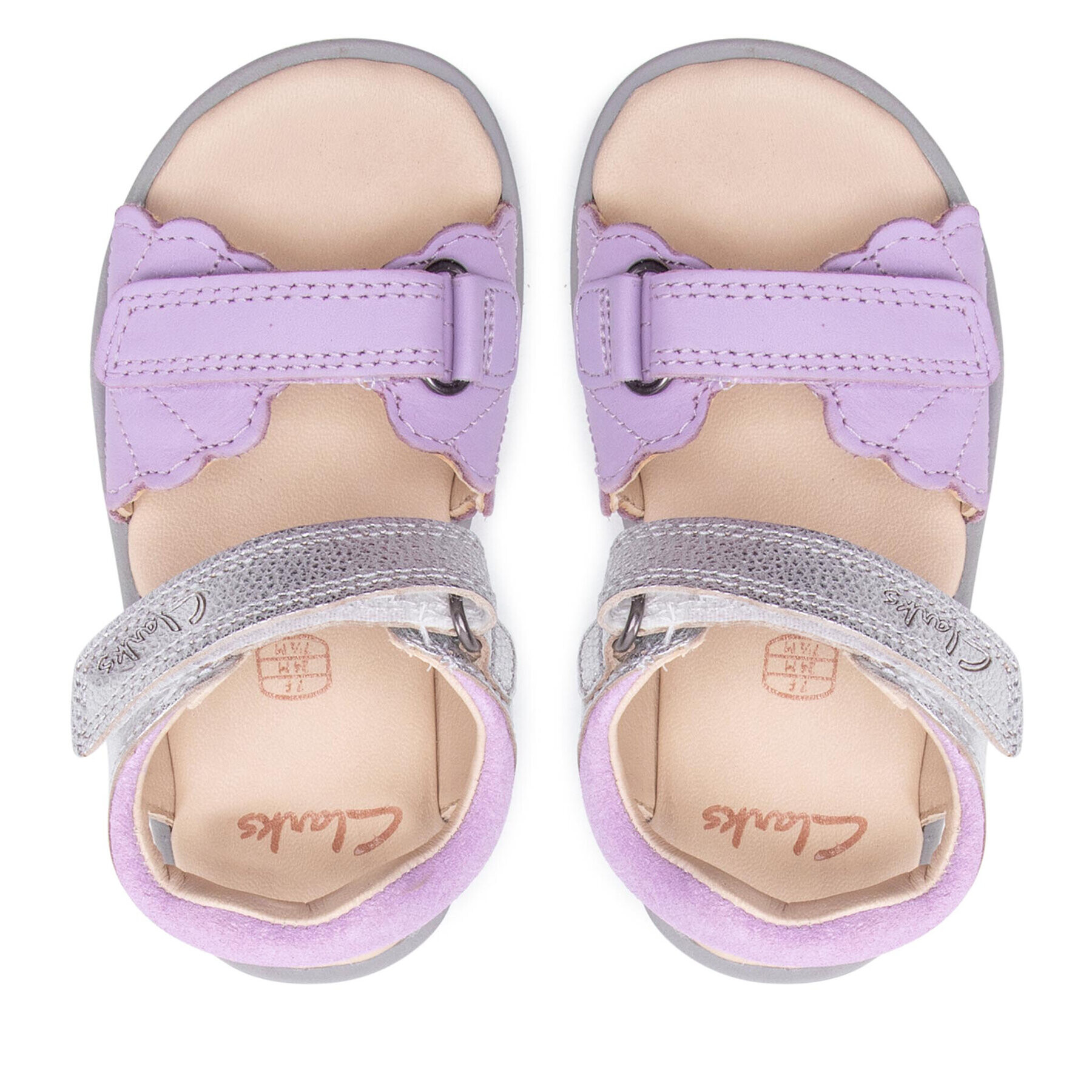 Clarks Сандали Roam Wing K. 261661736 Сребрист - Pepit.bg
