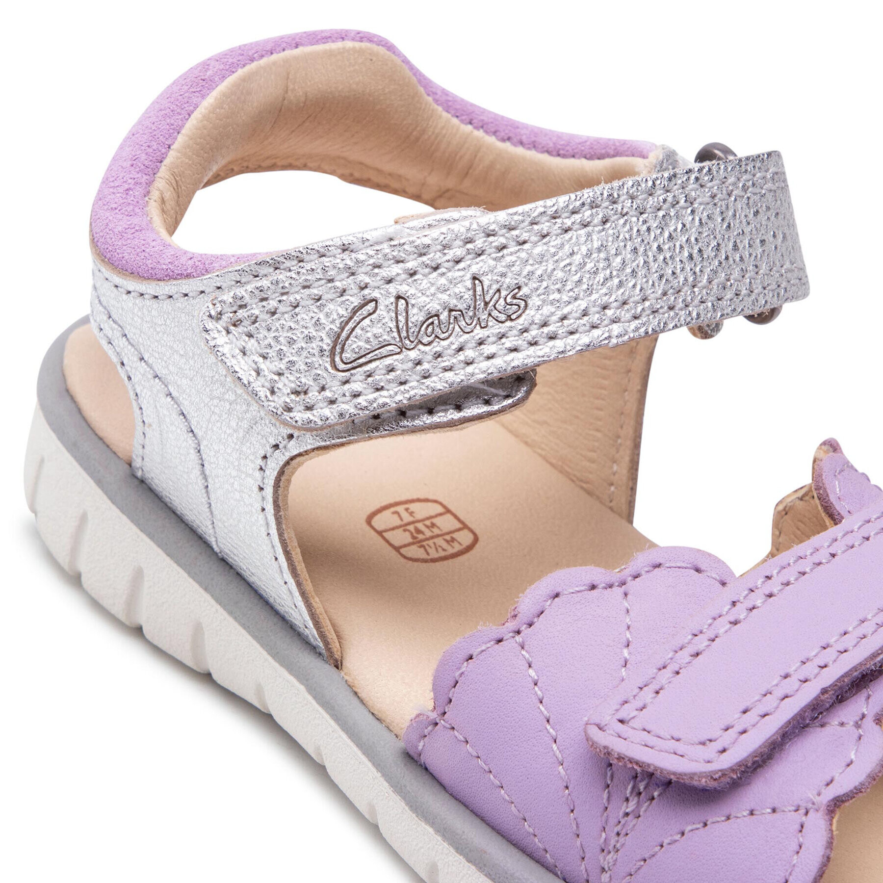Clarks Сандали Roam Wing K. 261661736 Сребрист - Pepit.bg