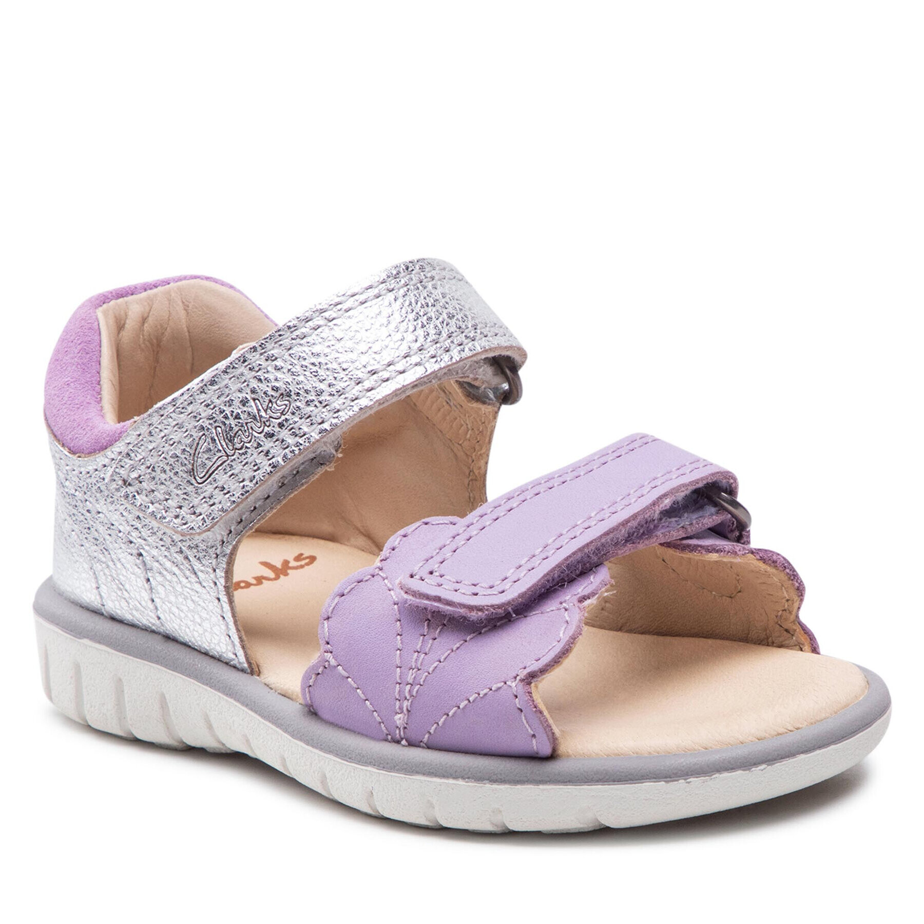 Clarks Сандали Roam Wing T. 261660946 Виолетов - Pepit.bg