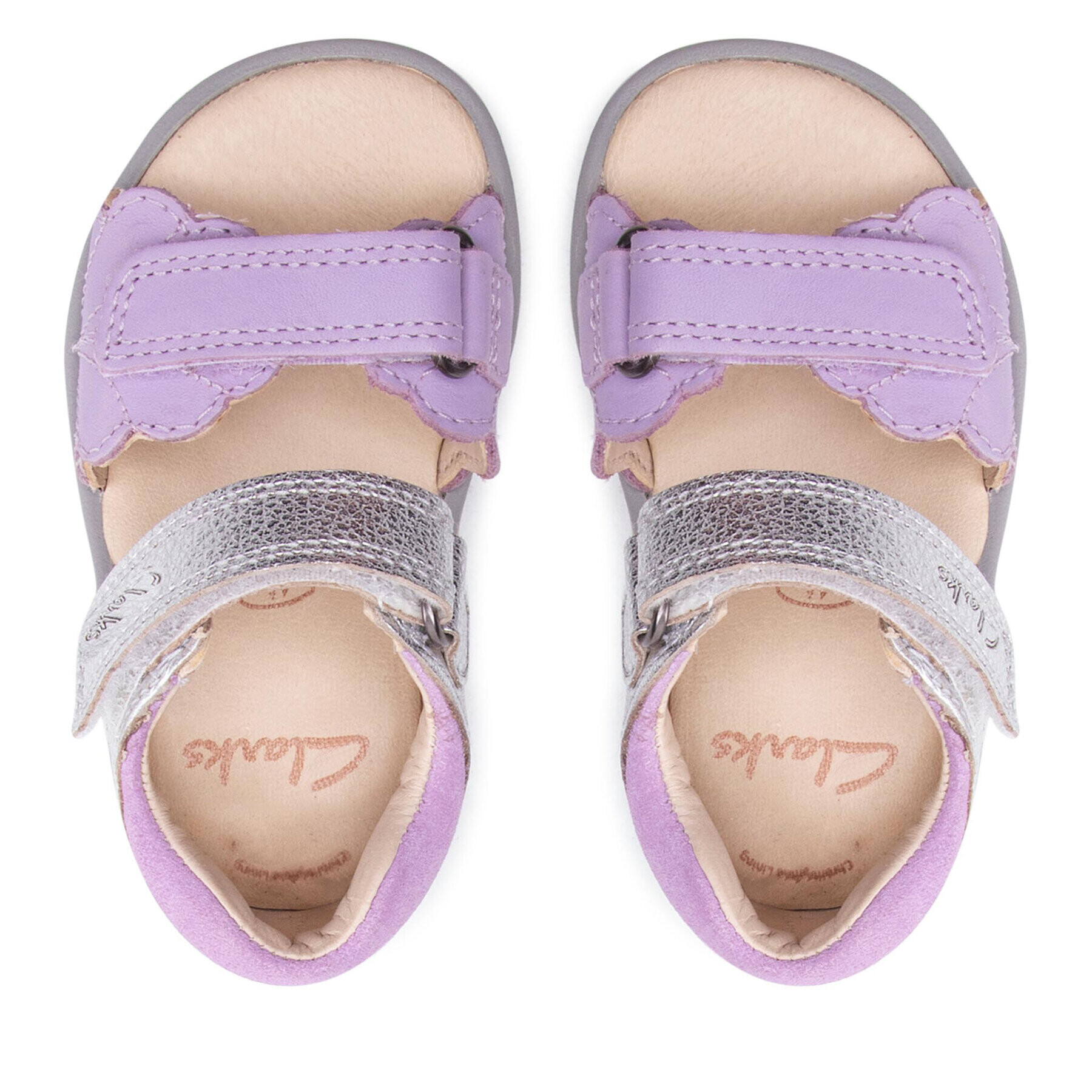 Clarks Сандали Roam Wing T. 261660946 Виолетов - Pepit.bg