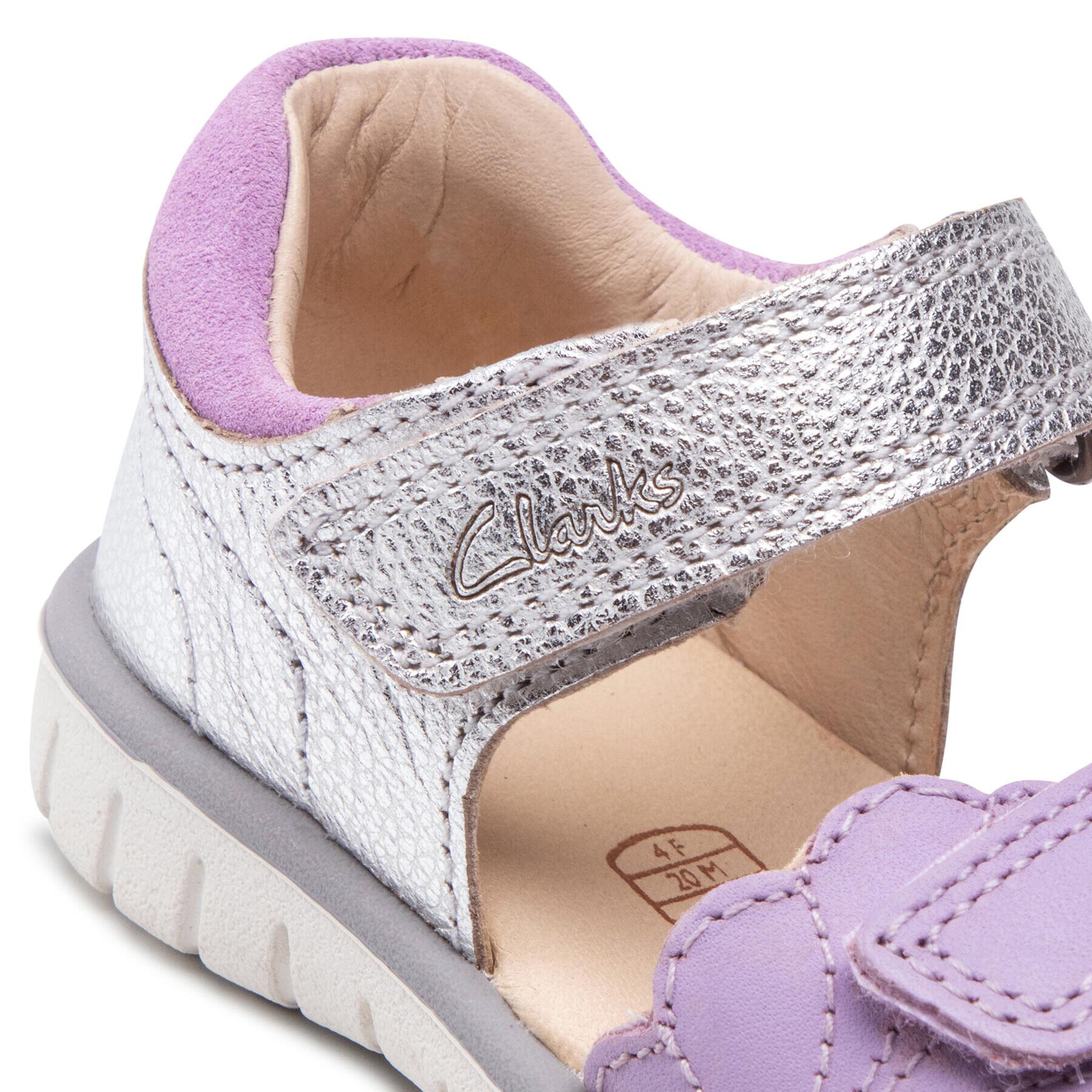 Clarks Сандали Roam Wing T. 261660946 Виолетов - Pepit.bg