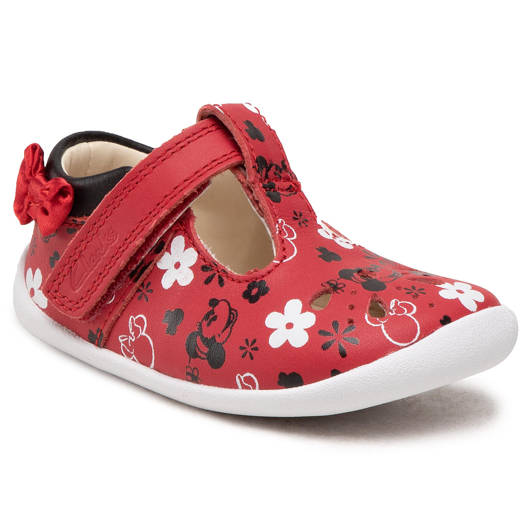 Clarks Сандали Roamer Bow T 261534827 Червен - Pepit.bg