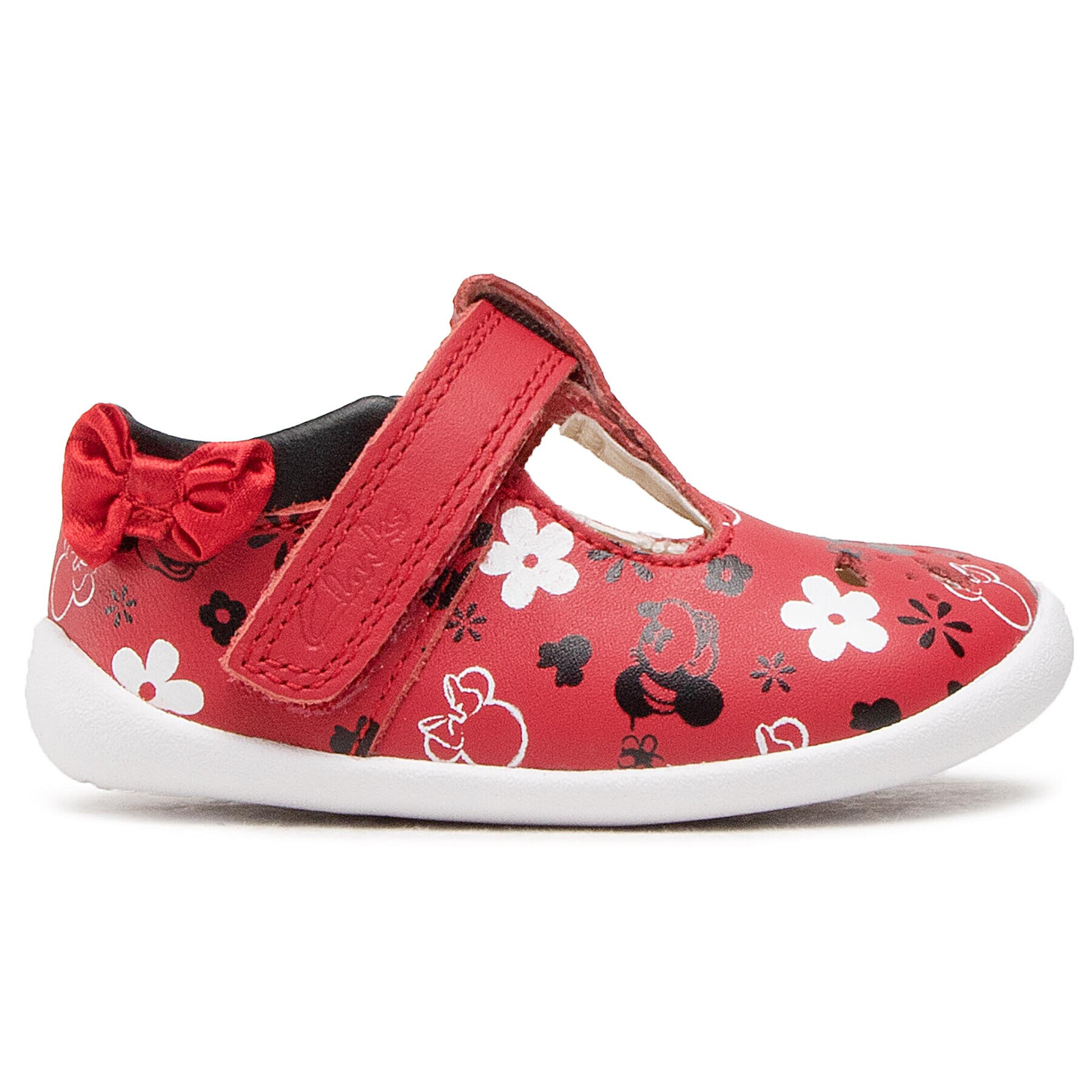 Clarks Сандали Roamer Bow T 261534827 Червен - Pepit.bg