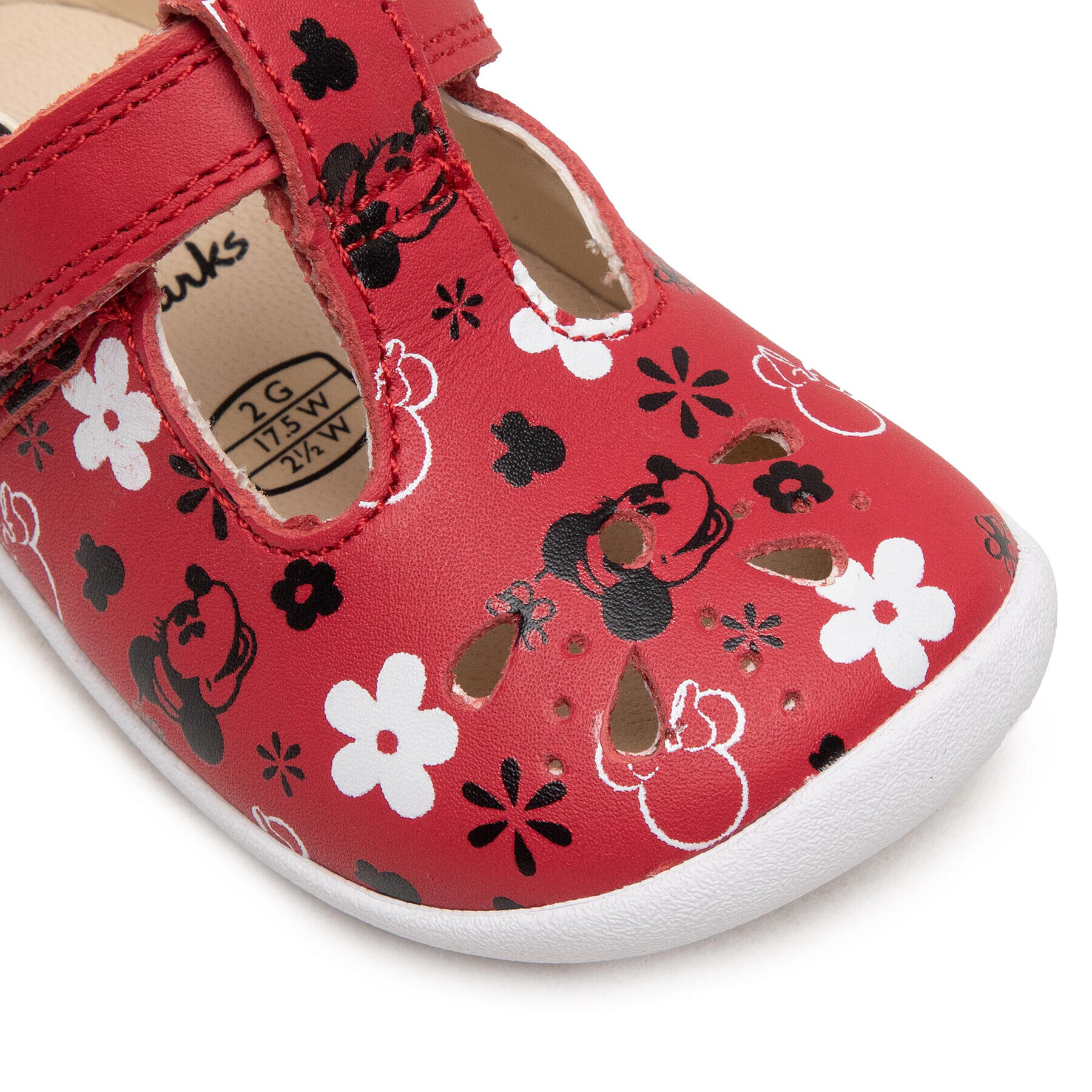 Clarks Сандали Roamer Bow T 261534827 Червен - Pepit.bg