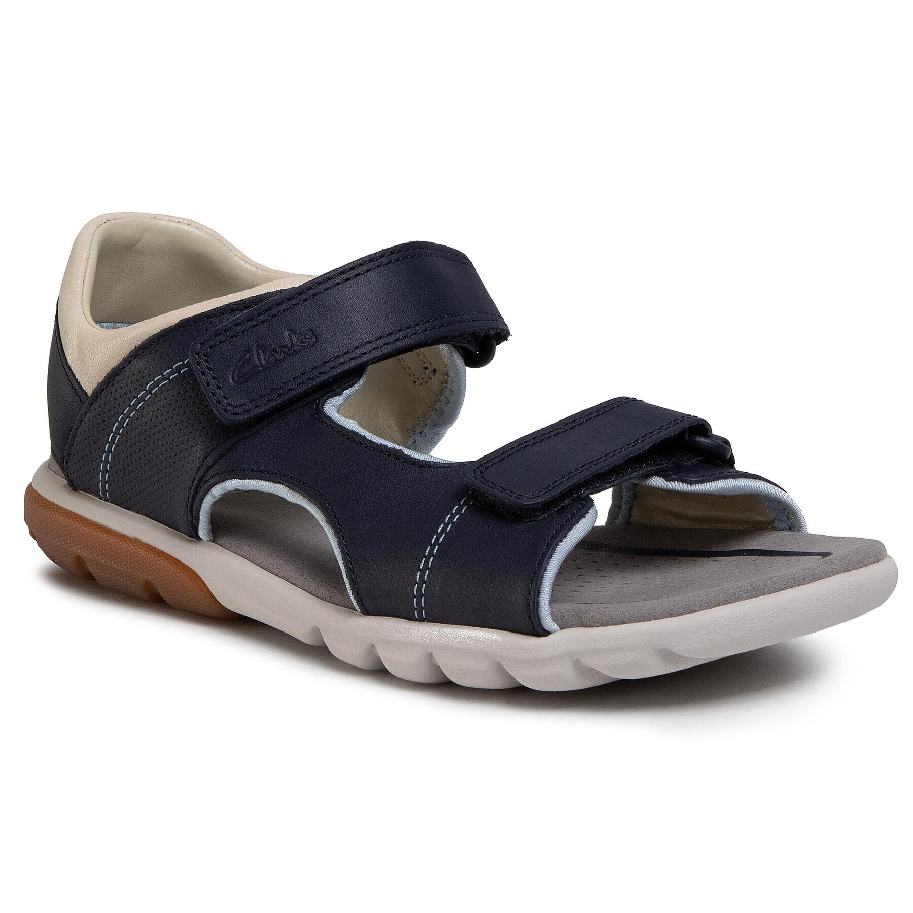 Clarks Сандали Rocco Wave Y 261490687 Тъмносин - Pepit.bg