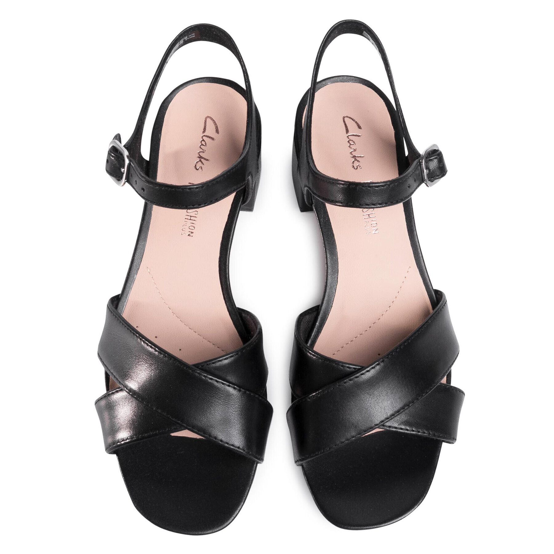Clarks Сандали Sheer35 Strap 261484334 Черен - Pepit.bg