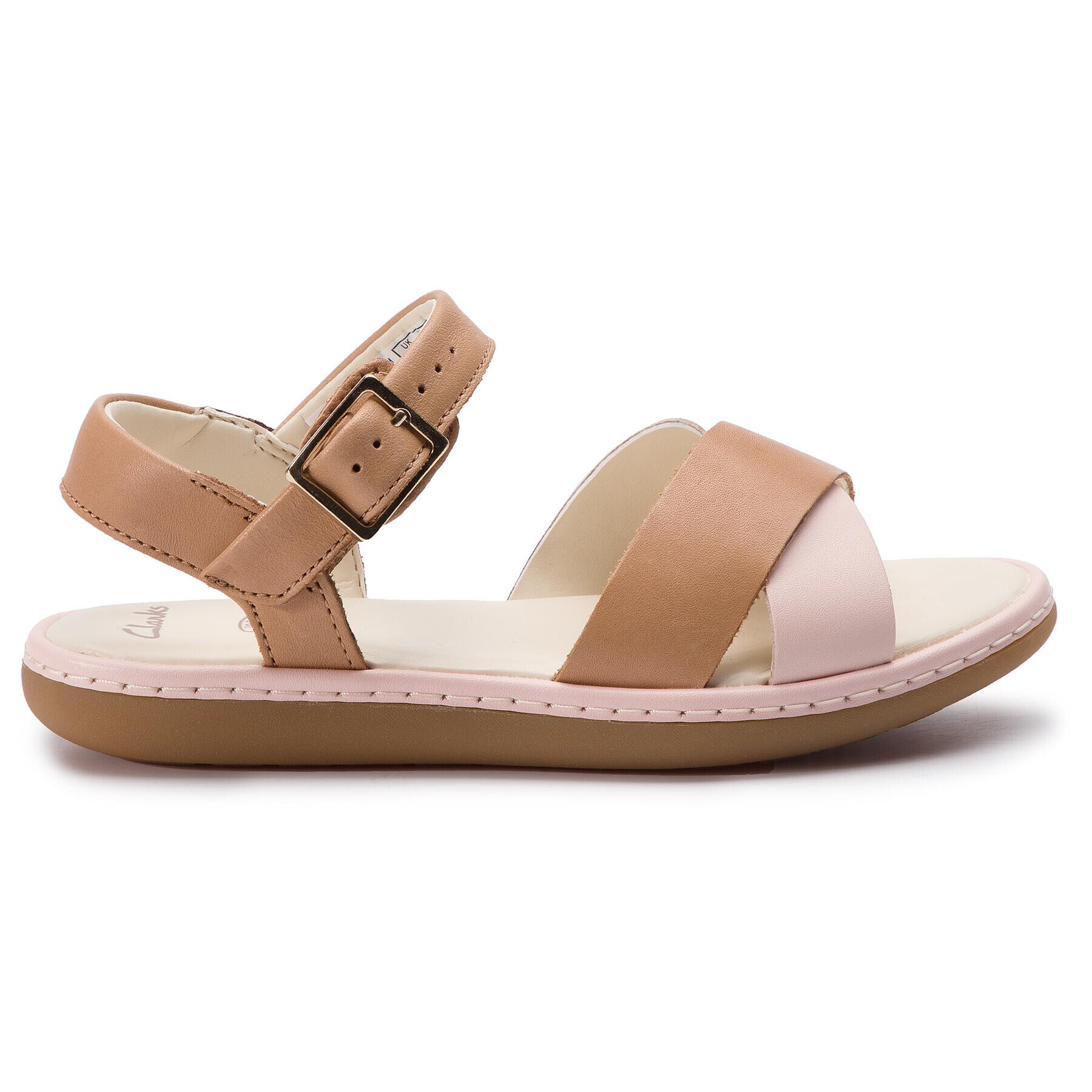 Clarks Сандали Skylark Pure K 261423016 Кафяв - Pepit.bg