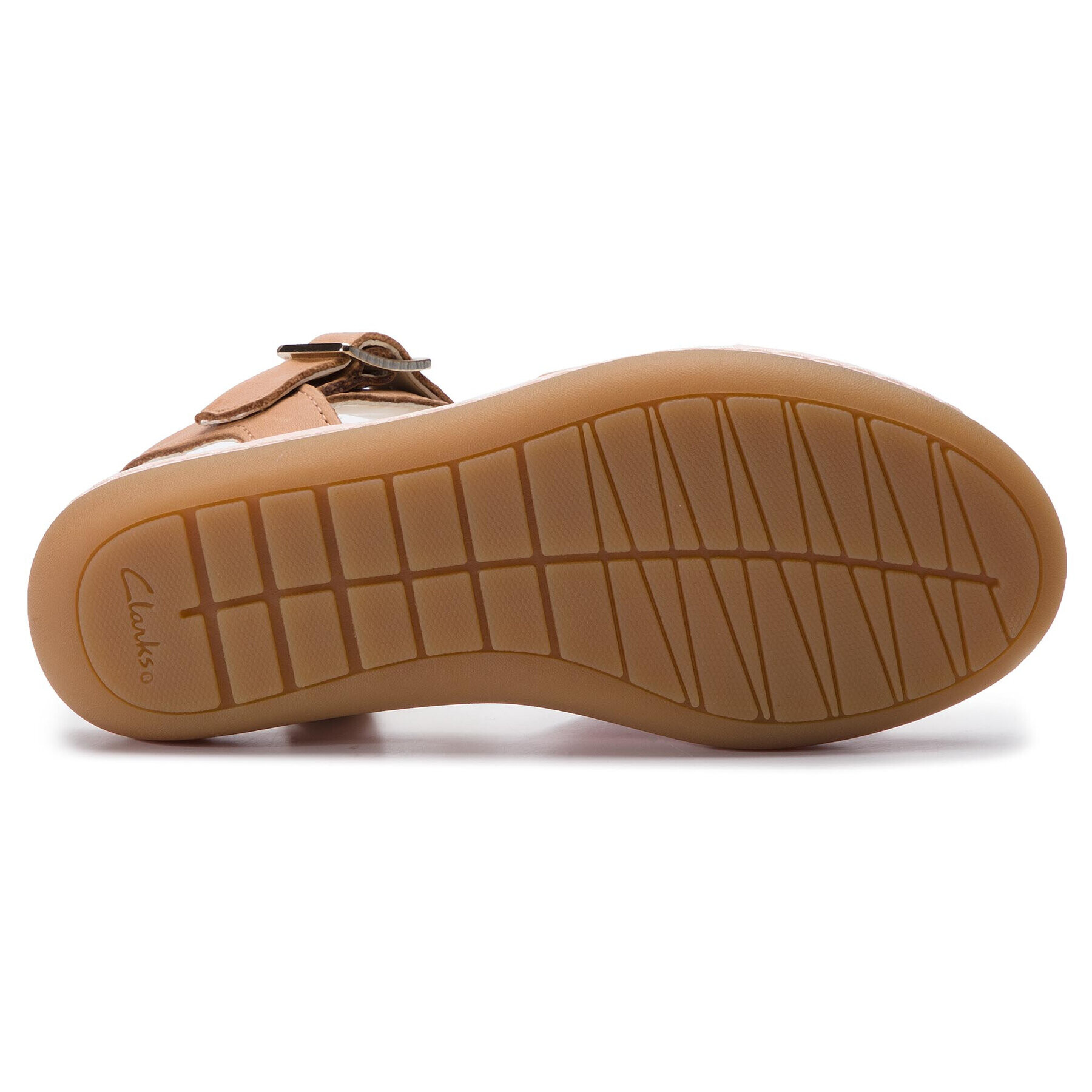 Clarks Сандали Skylark Pure K 261423016 Кафяв - Pepit.bg