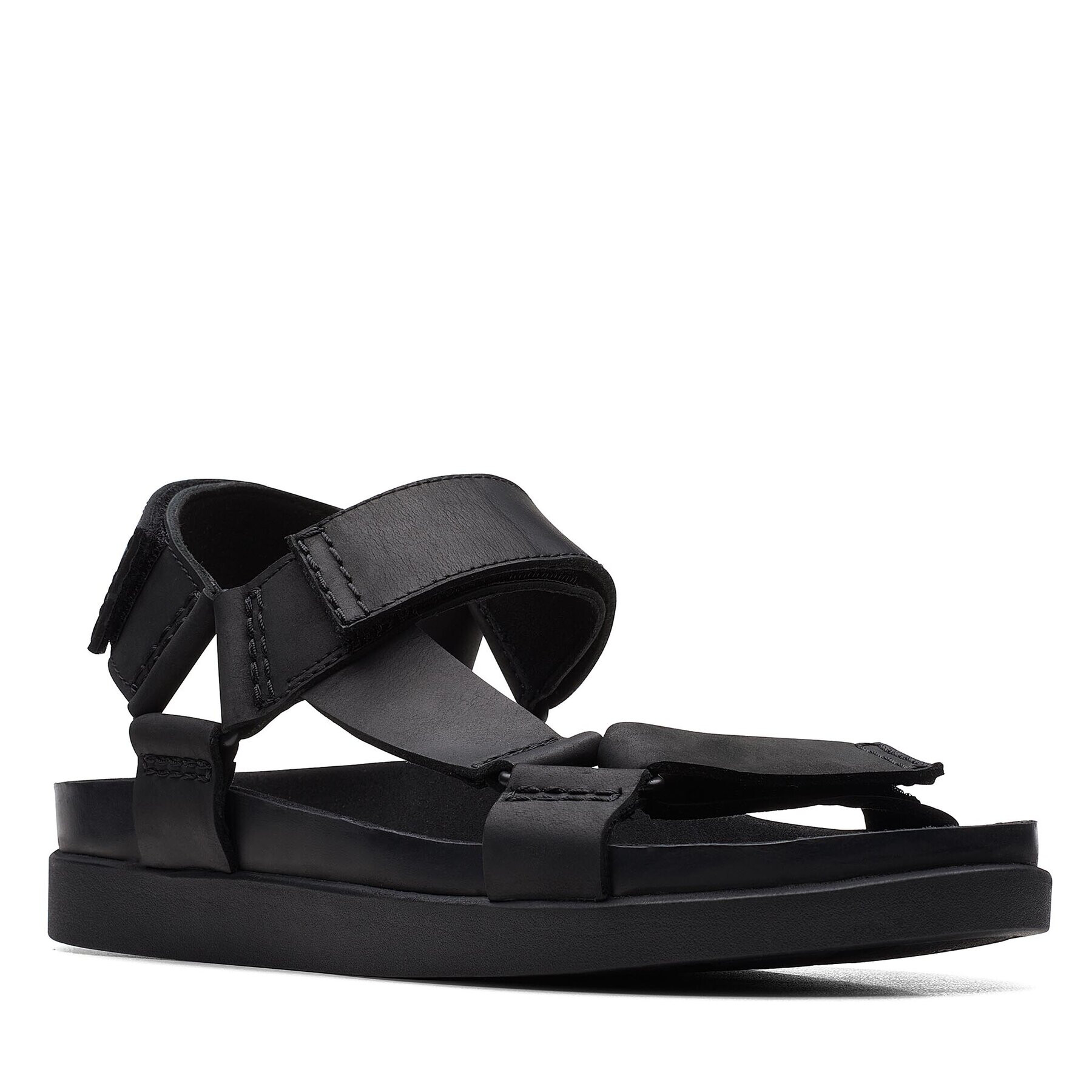 Clarks Сандали Sunder Range 26171886 Черен - Pepit.bg