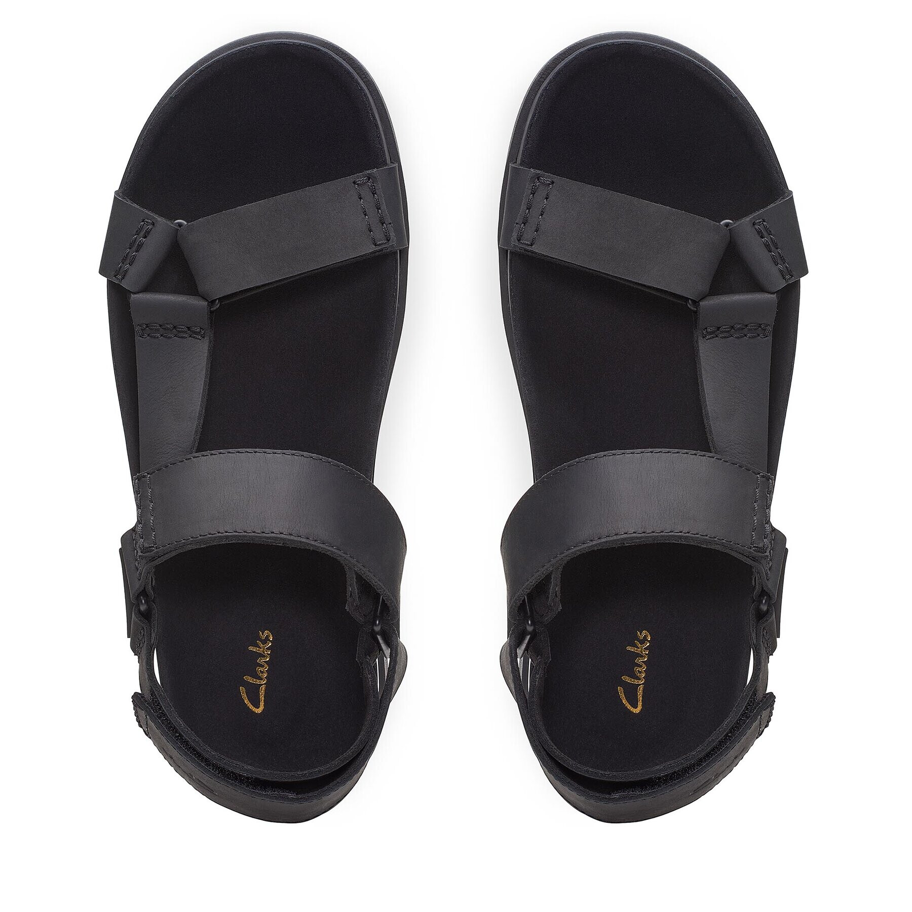 Clarks Сандали Sunder Range 26171886 Черен - Pepit.bg