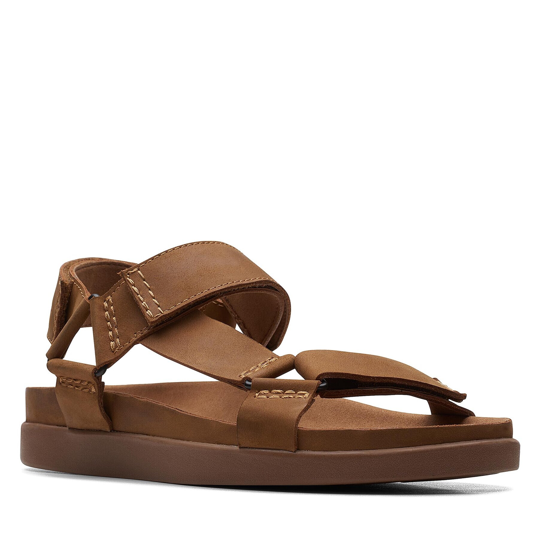 Clarks Сандали Sunder Range 26171888 Кафяв - Pepit.bg