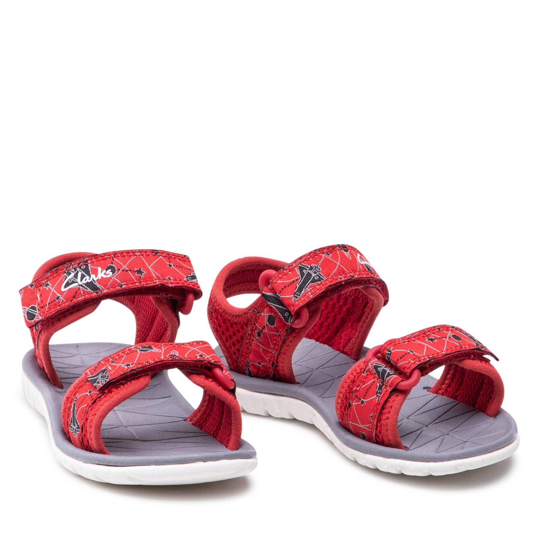 Clarks Сандали Surfing Tide K 26166174 Червен - Pepit.bg