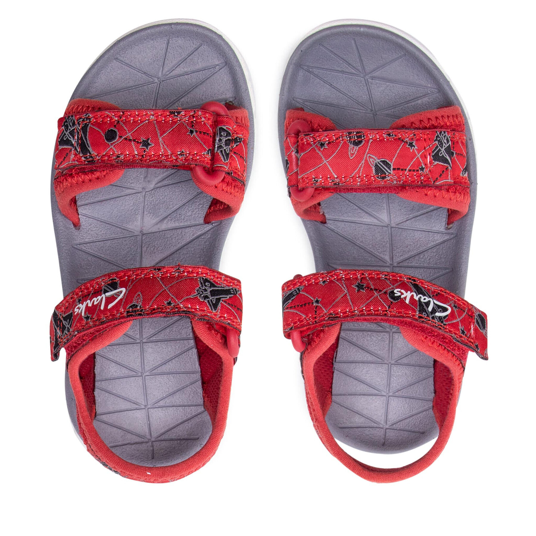 Clarks Сандали Surfing Tide K 26166174 Червен - Pepit.bg