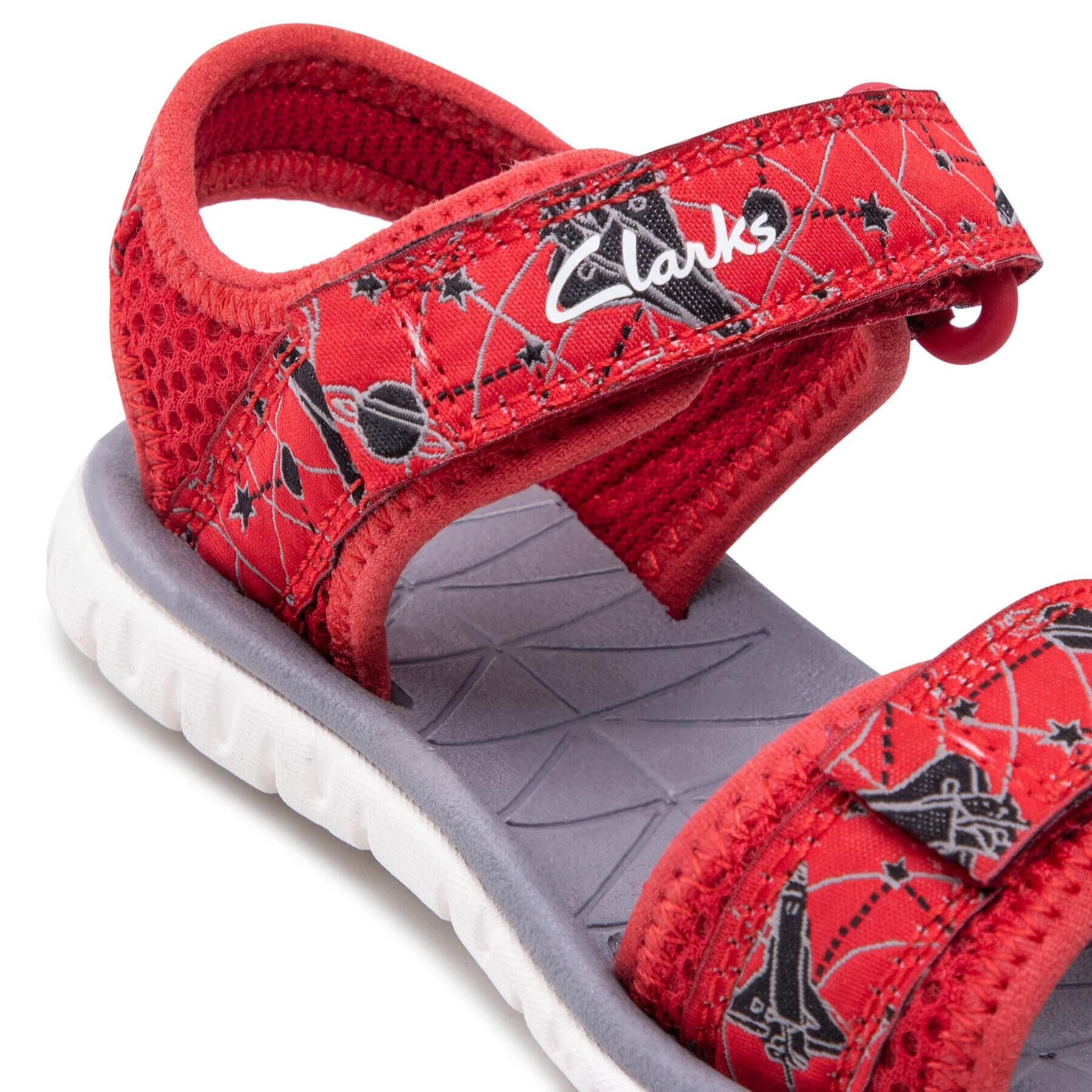 Clarks Сандали Surfing Tide K 26166174 Червен - Pepit.bg