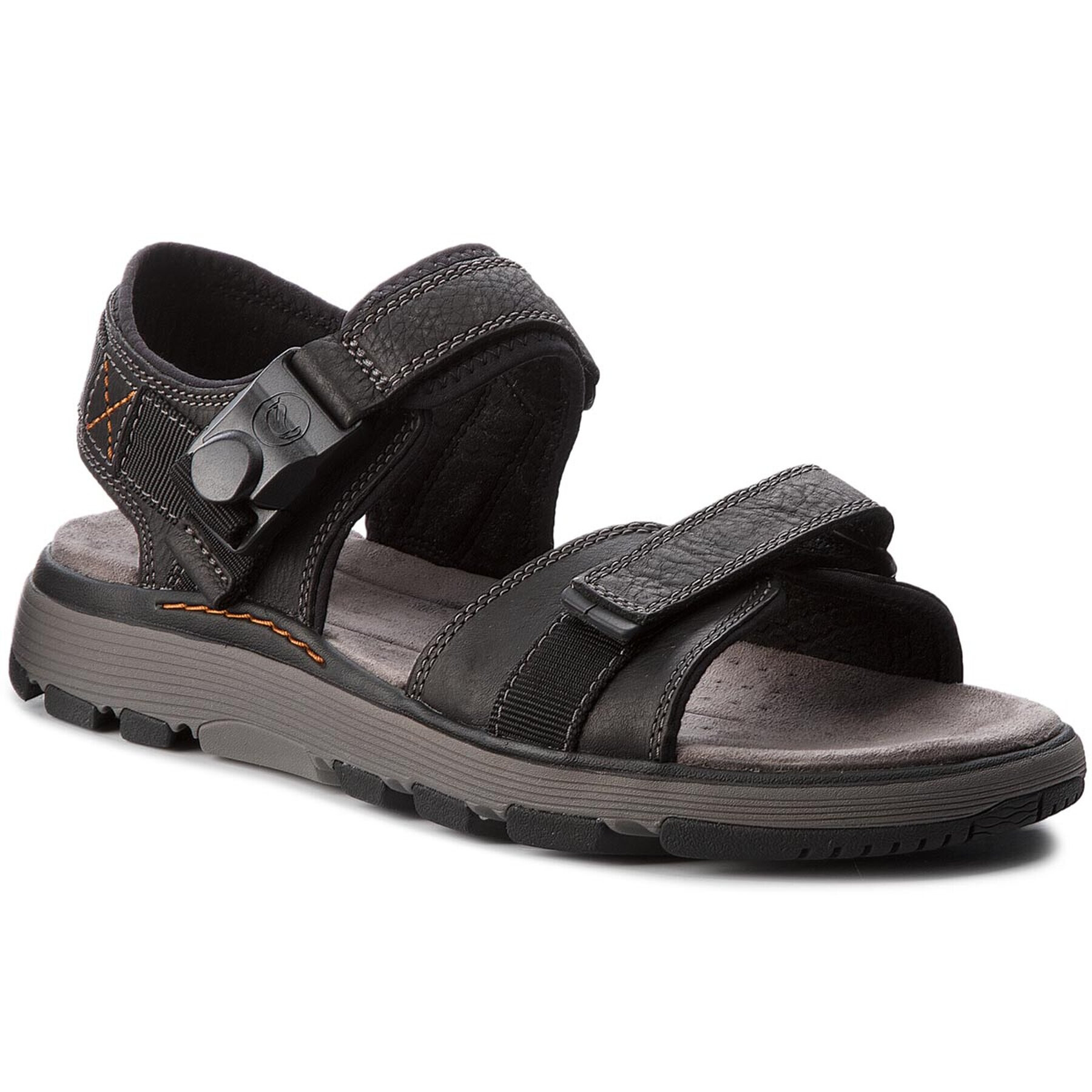 Clarks Сандали Un Trek Part 261326127 Черен - Pepit.bg