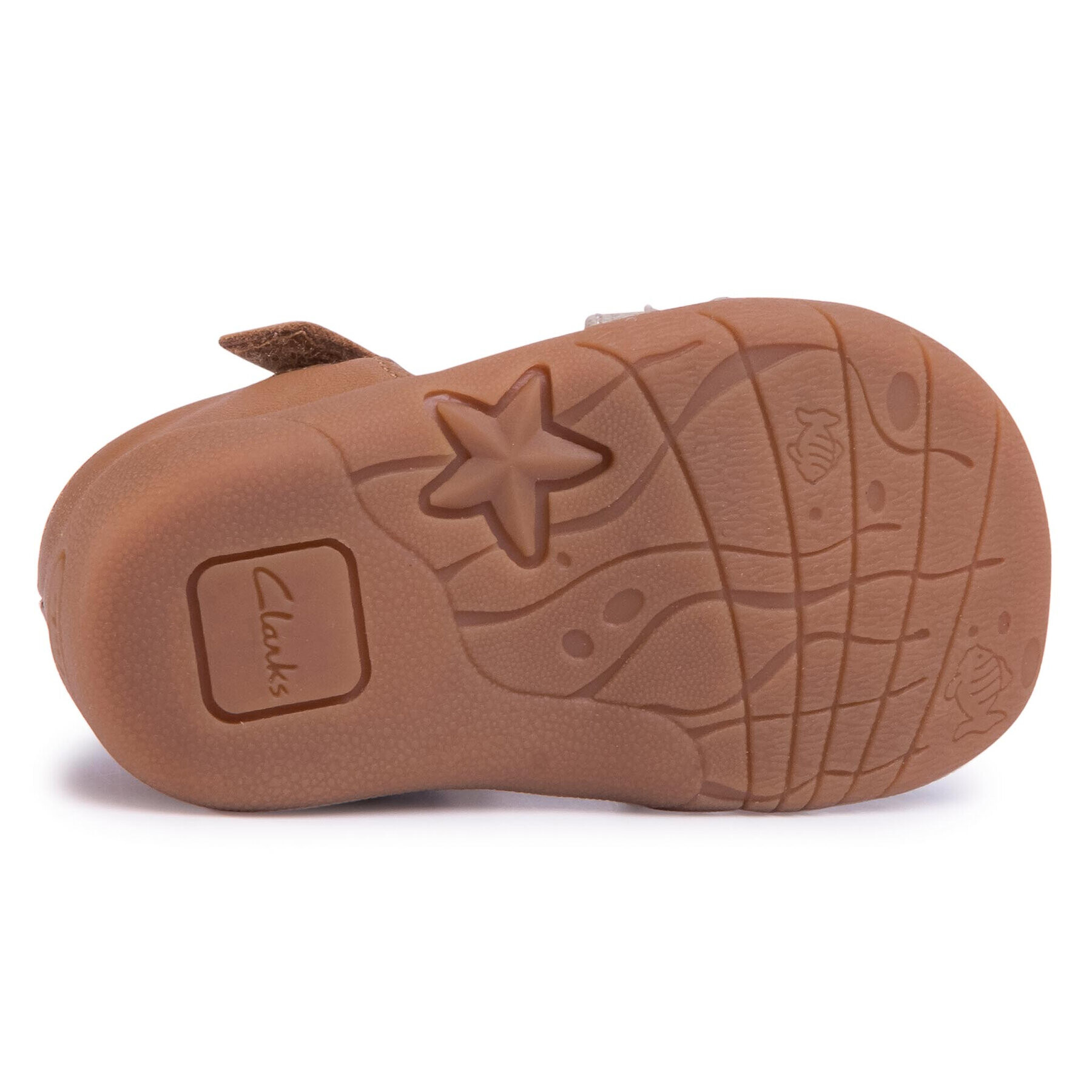 Clarks Сандали Zora Spark T 261505377 Златист - Pepit.bg