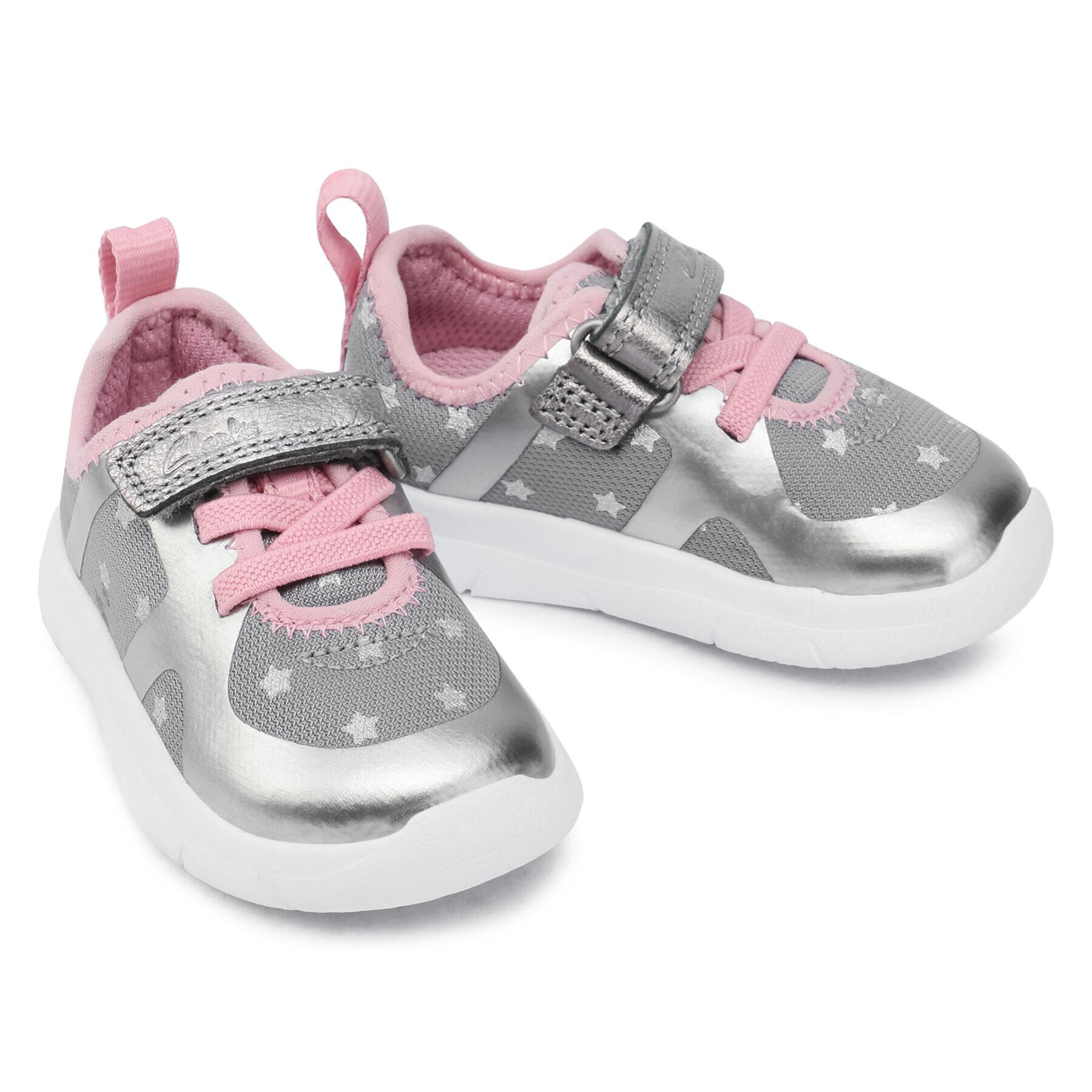 Clarks Сникърси Ath Flux T 261515536 Сив - Pepit.bg