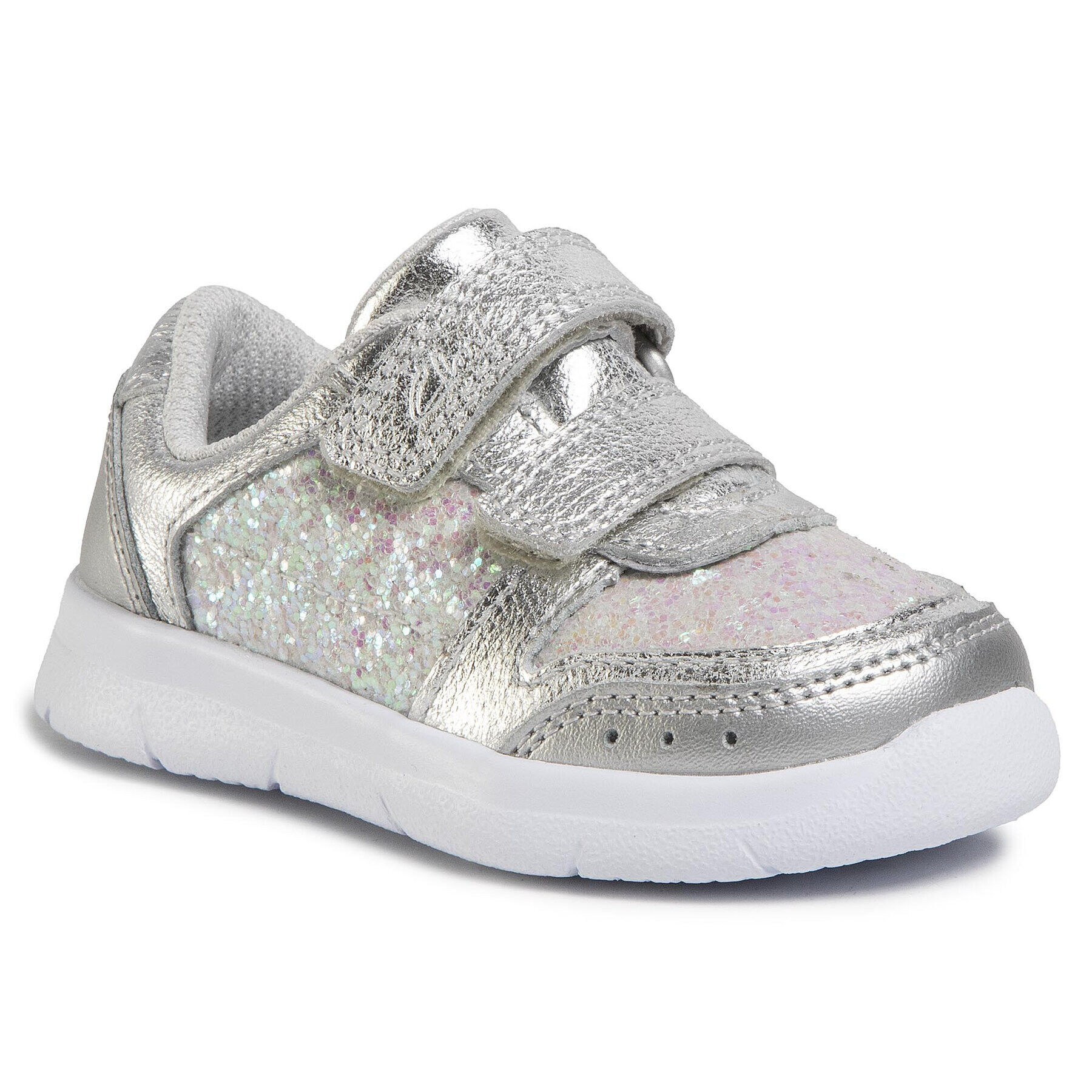 Clarks Сникърси Ath Sonar T 261496486 Сребрист - Pepit.bg