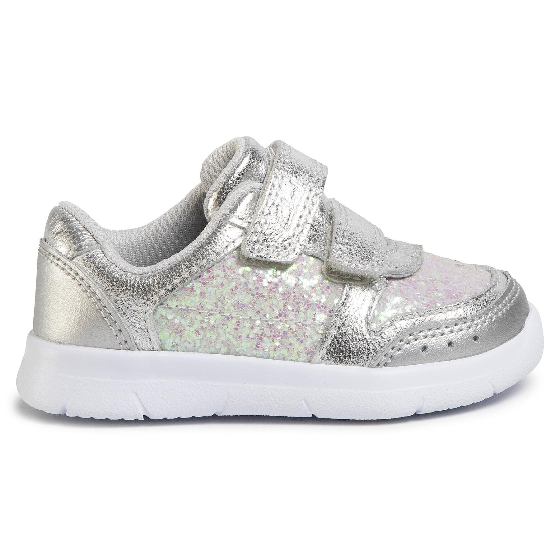 Clarks Сникърси Ath Sonar T 261496486 Сребрист - Pepit.bg