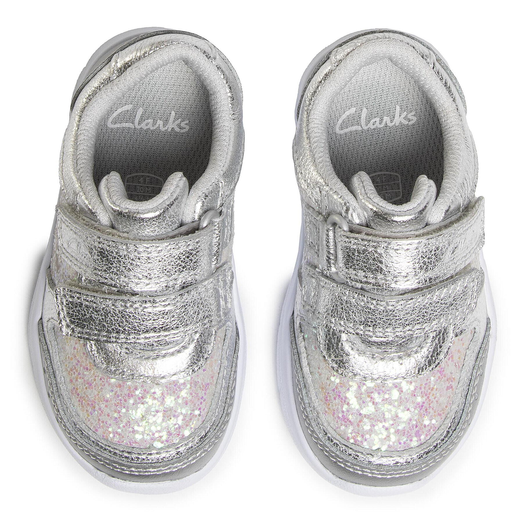 Clarks Сникърси Ath Sonar T 261496486 Сребрист - Pepit.bg