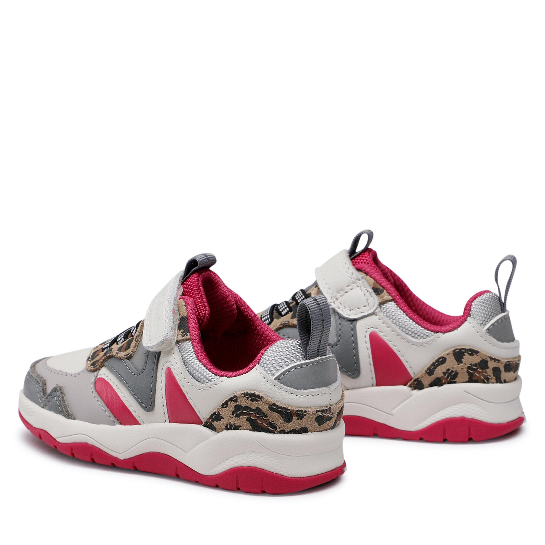 Clarks Сникърси Clowder Run K 261661186 M Бял - Pepit.bg
