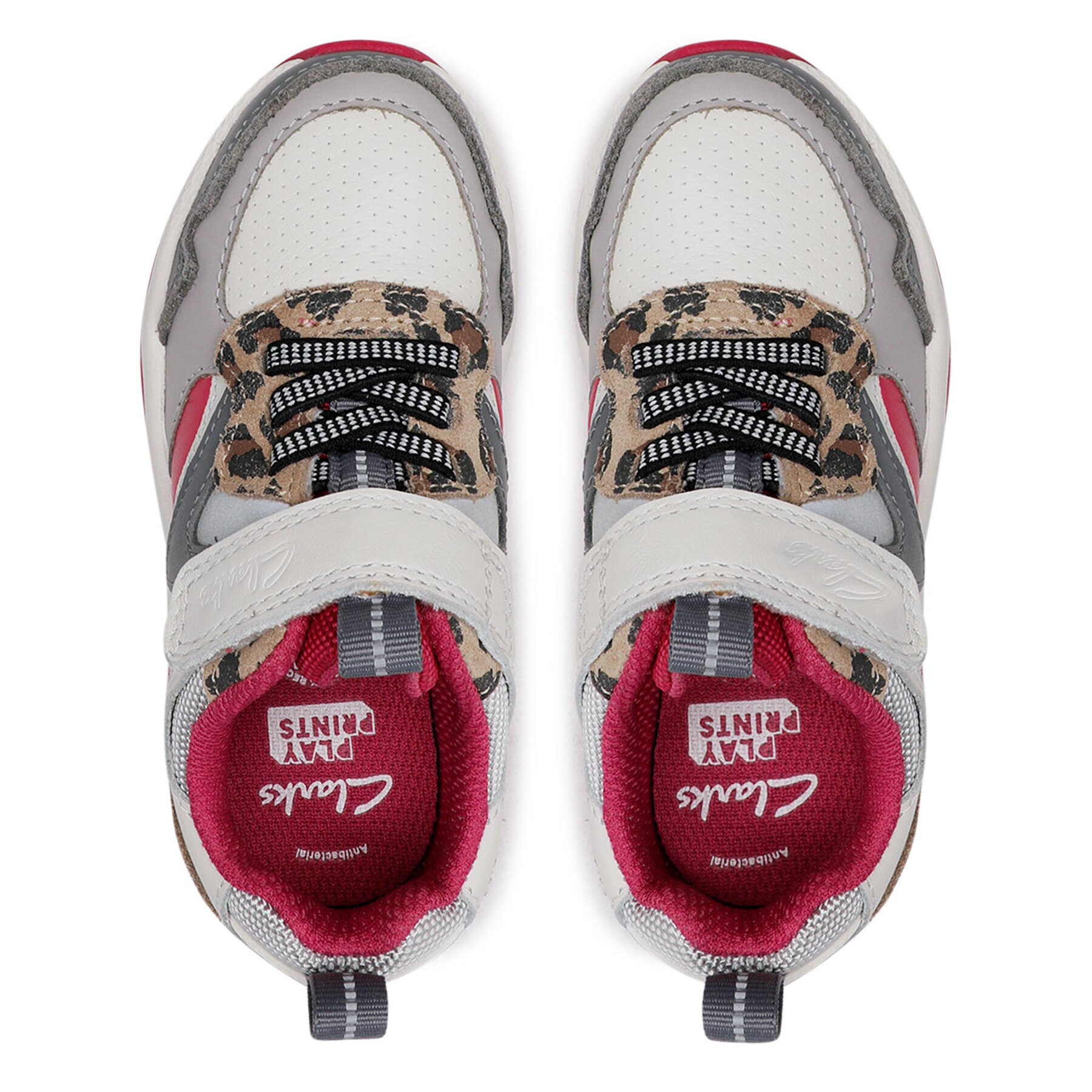 Clarks Сникърси Clowder Run K 261661186 M Бял - Pepit.bg