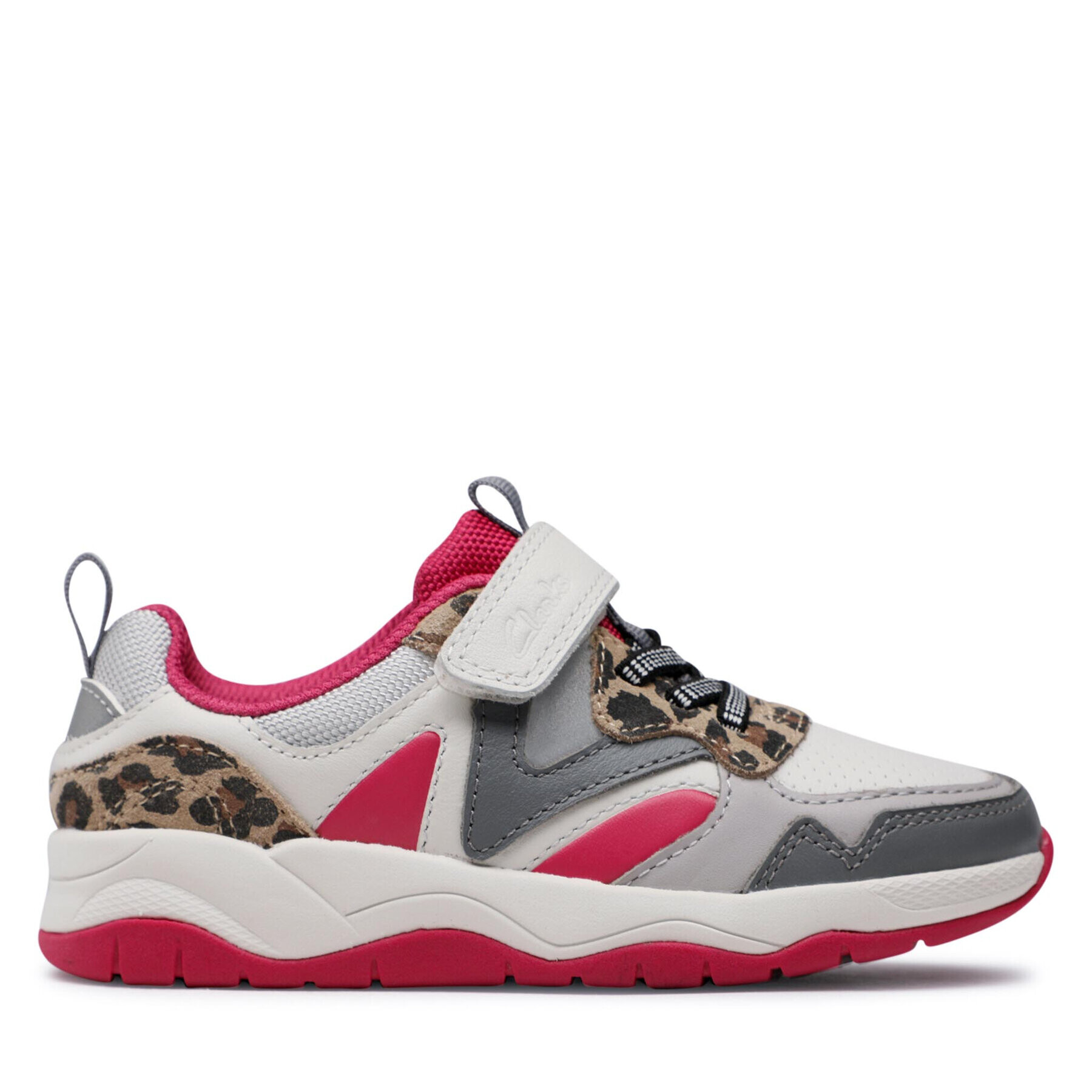 Clarks Сникърси Clowder Run K 261661186 S Бял - Pepit.bg