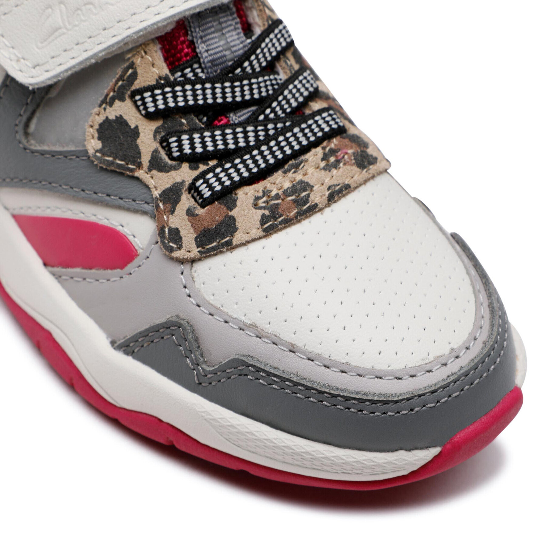 Clarks Сникърси Clowder Run K 261661186 S Бял - Pepit.bg