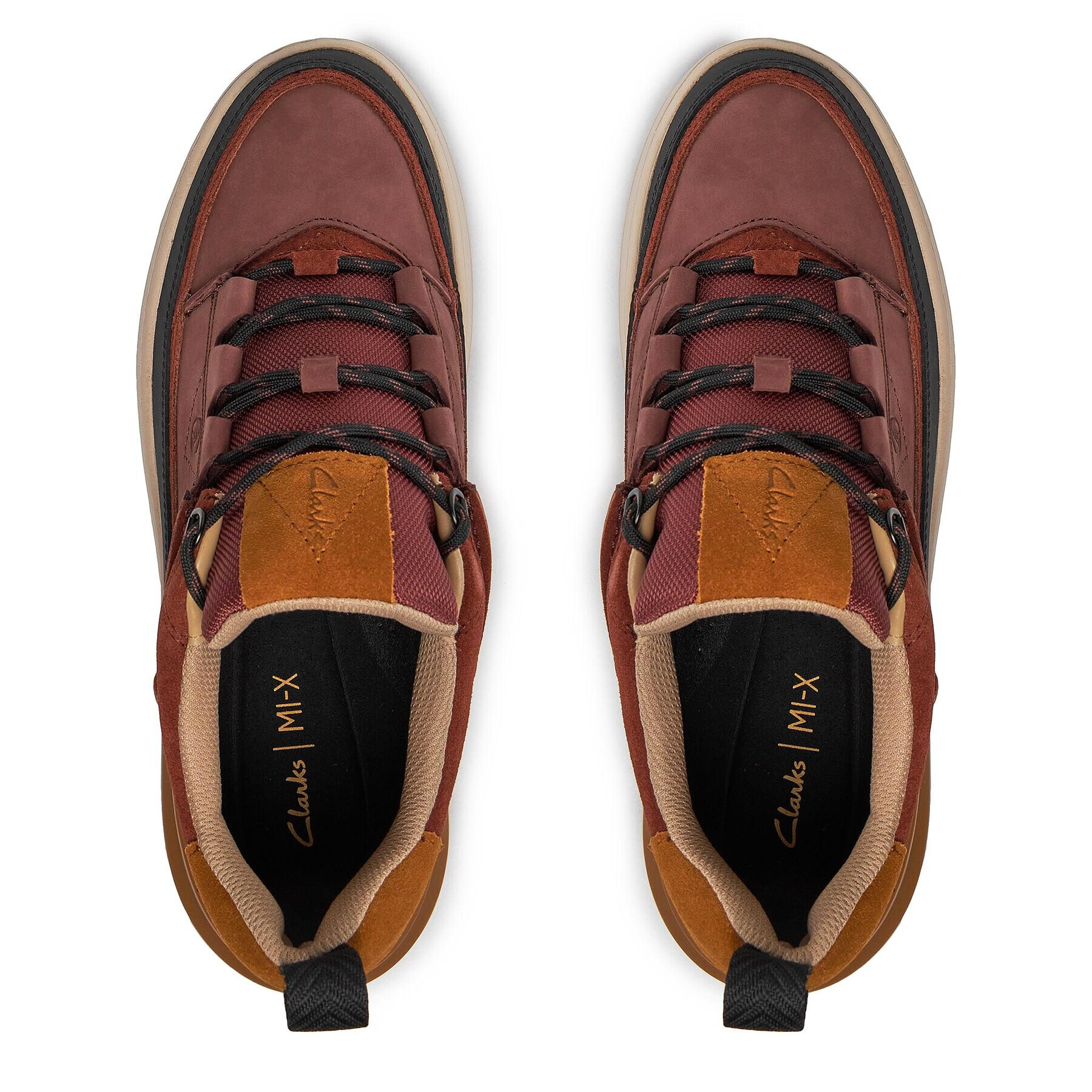 Clarks Сникърси Courtlite Go 261734767 Кафяв - Pepit.bg