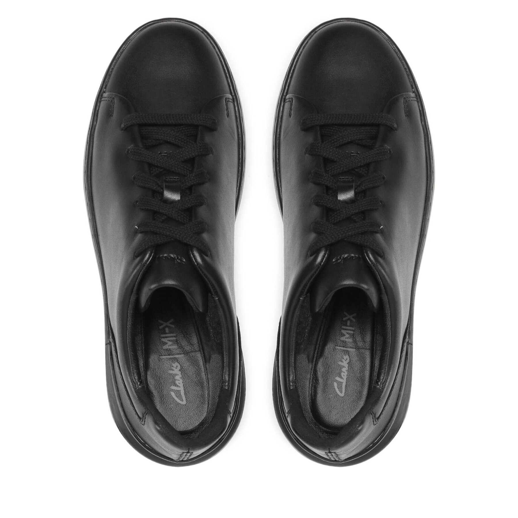 Clarks Сникърси CourtLite Lace 261667837 Черен - Pepit.bg