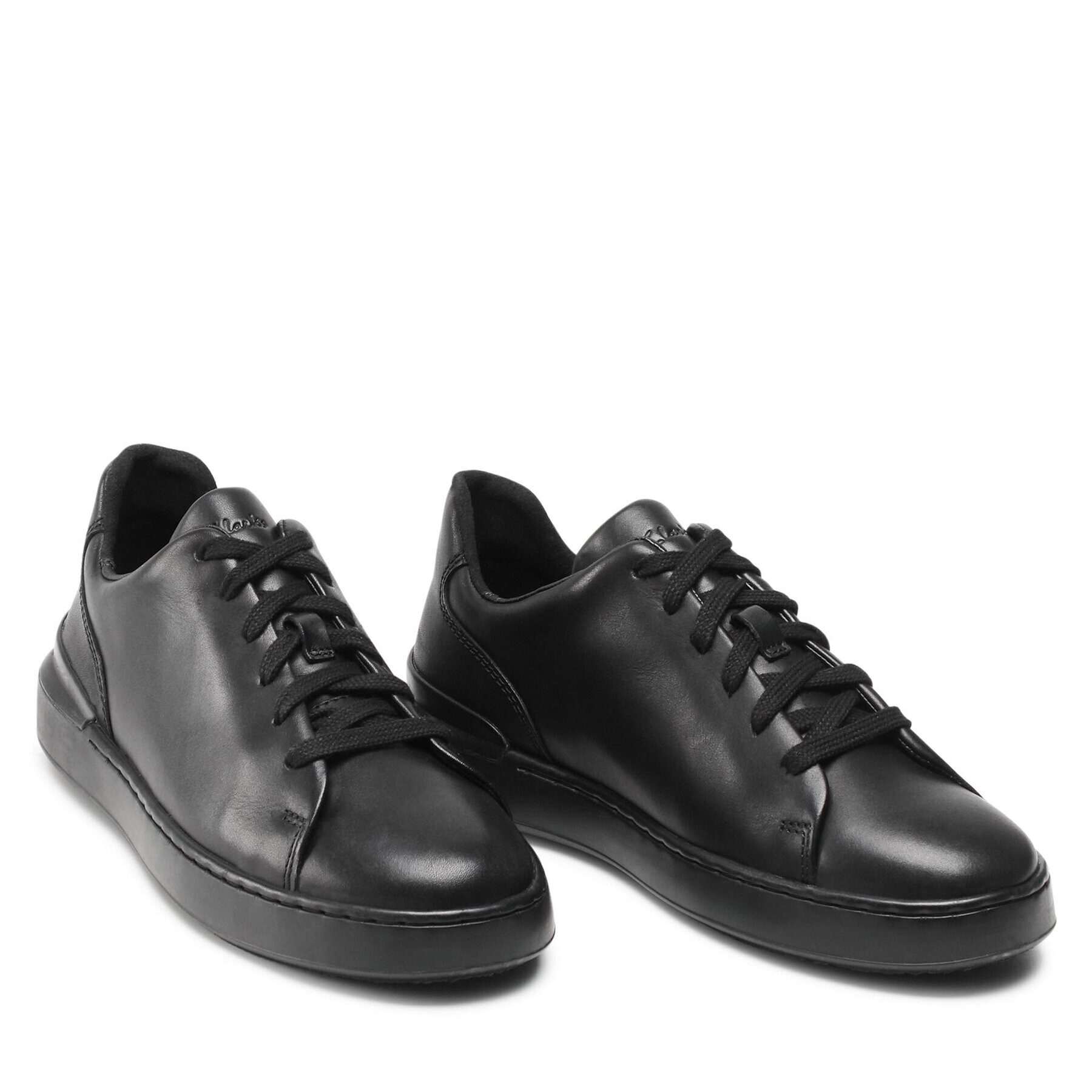Clarks Сникърси CourtLite Lace 261667837 Черен - Pepit.bg