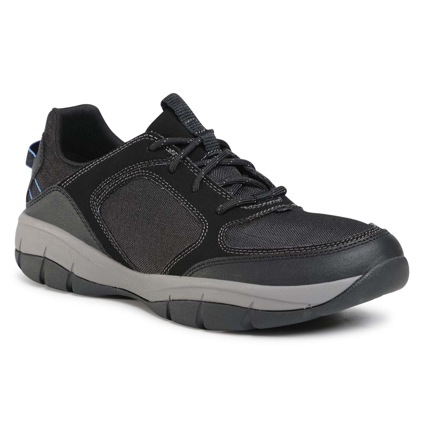 Clarks Сникърси Ervin Lace 261536177 Черен - Pepit.bg