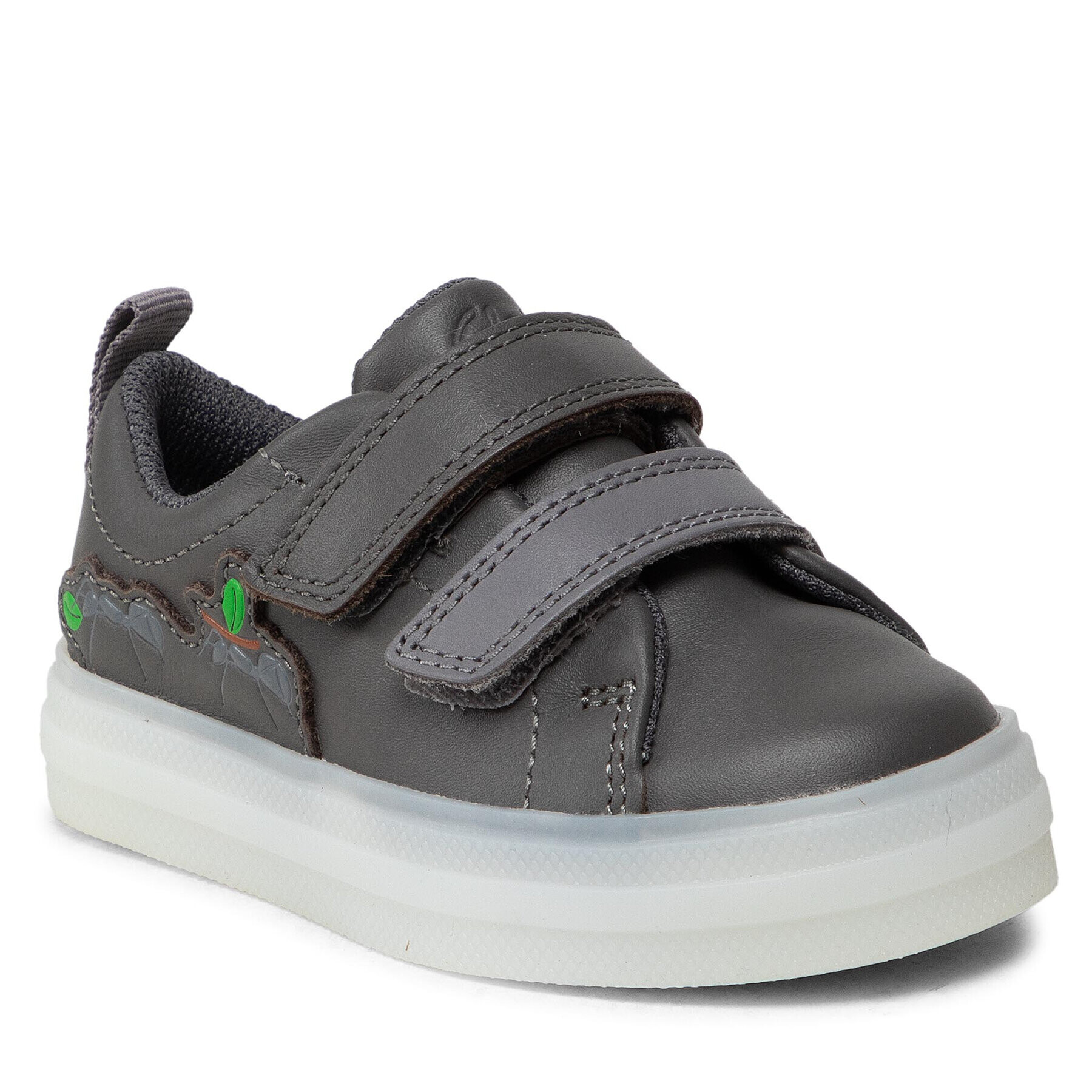 Clarks Сникърси Flare Bug T 261620627 Сив - Pepit.bg