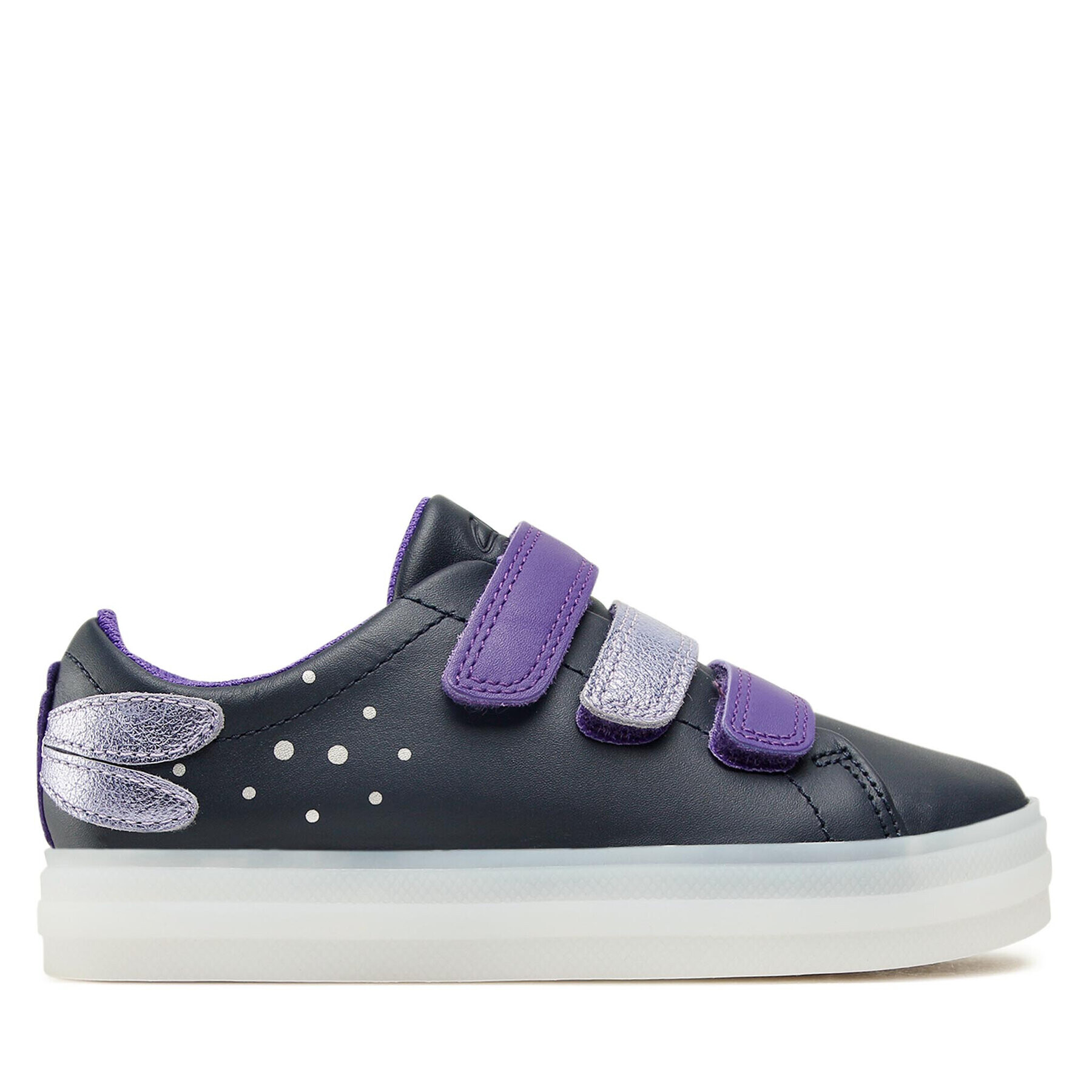 Clarks Сникърси Flare Fly K 261619136 Черен - Pepit.bg