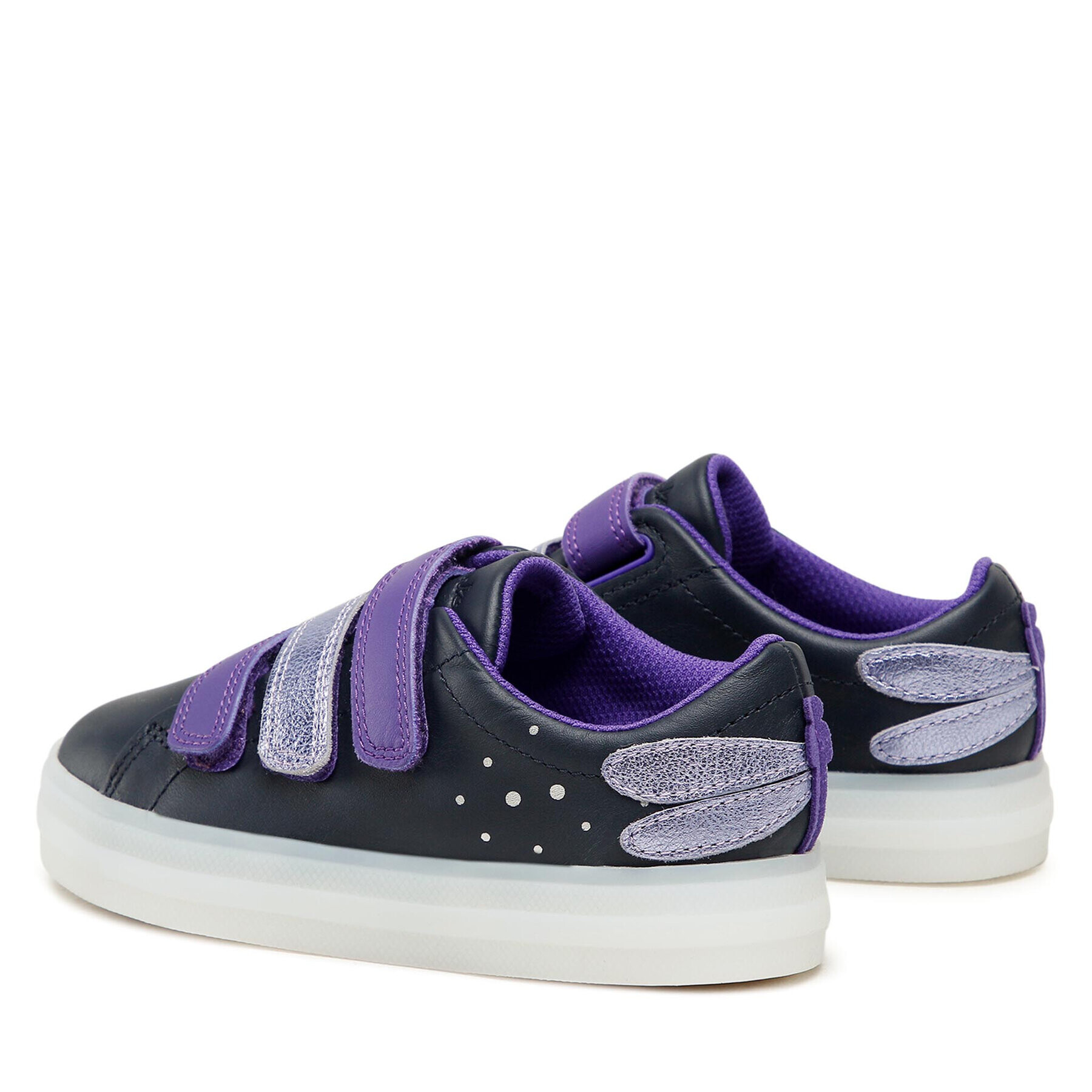 Clarks Сникърси Flare Fly K 261619136 Черен - Pepit.bg