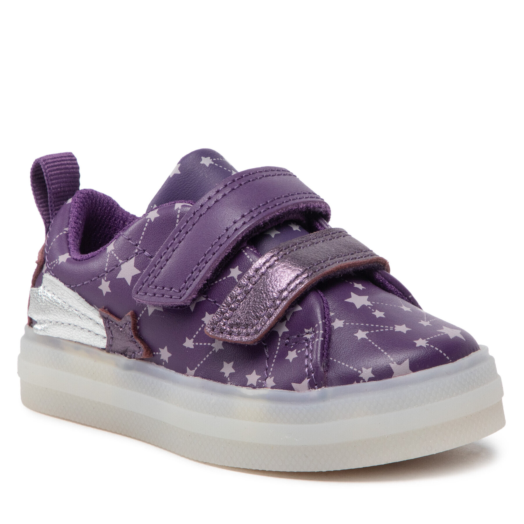 Clarks Сникърси Flare Fly K. 26164770 Виолетов - Pepit.bg