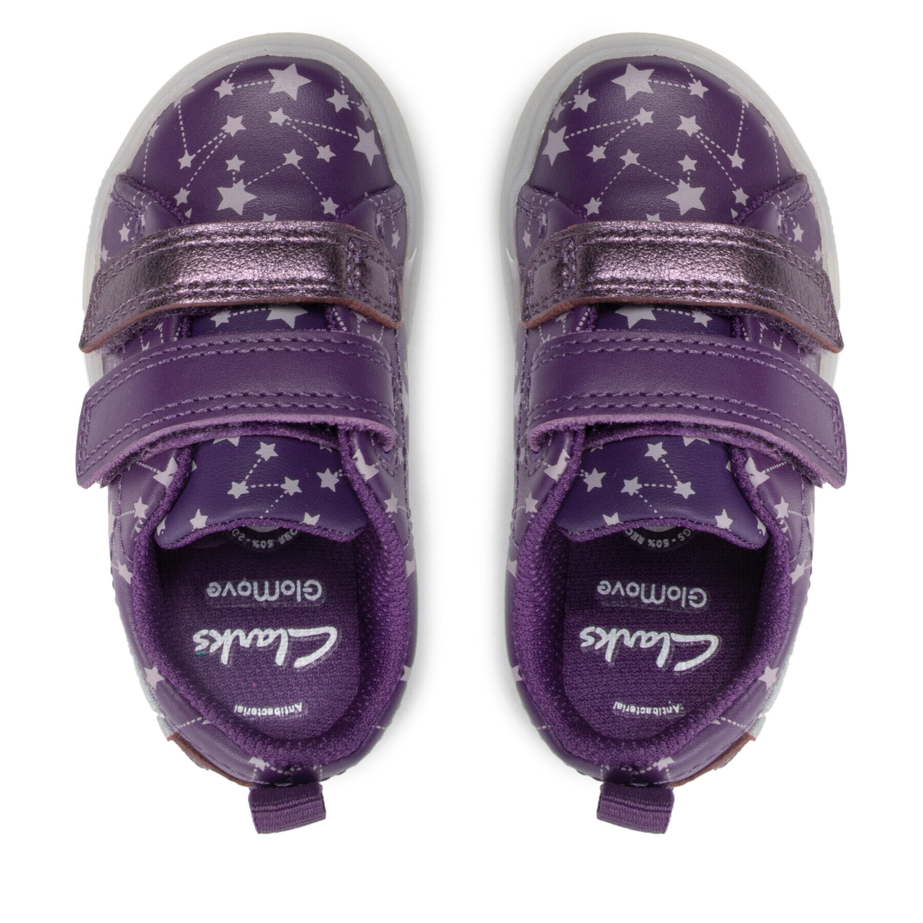 Clarks Сникърси Flare Fly K. 26164770 Виолетов - Pepit.bg
