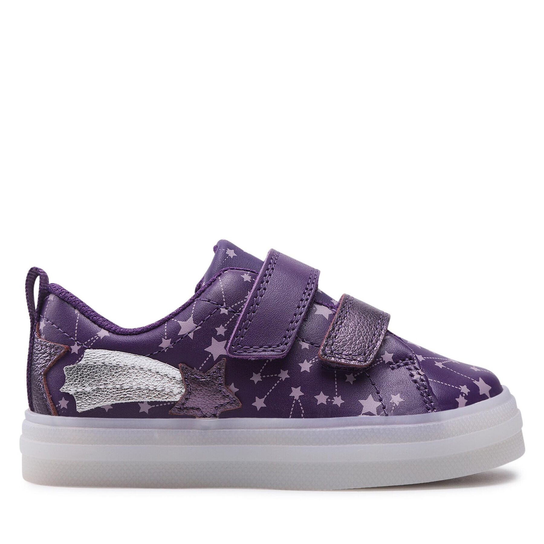 Clarks Сникърси Flare Fly K. 261648096 M Виолетов - Pepit.bg